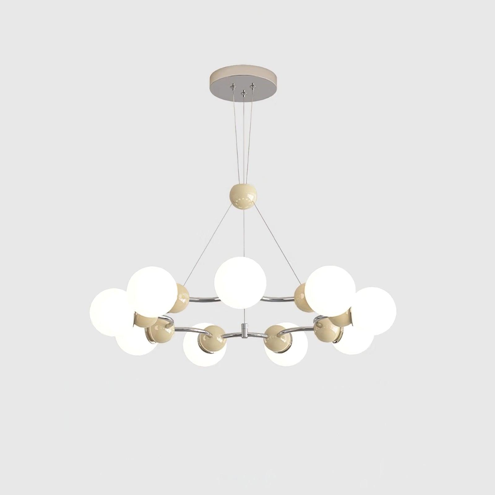Vetro Chandelier Métallique Moderne - Neutralighting