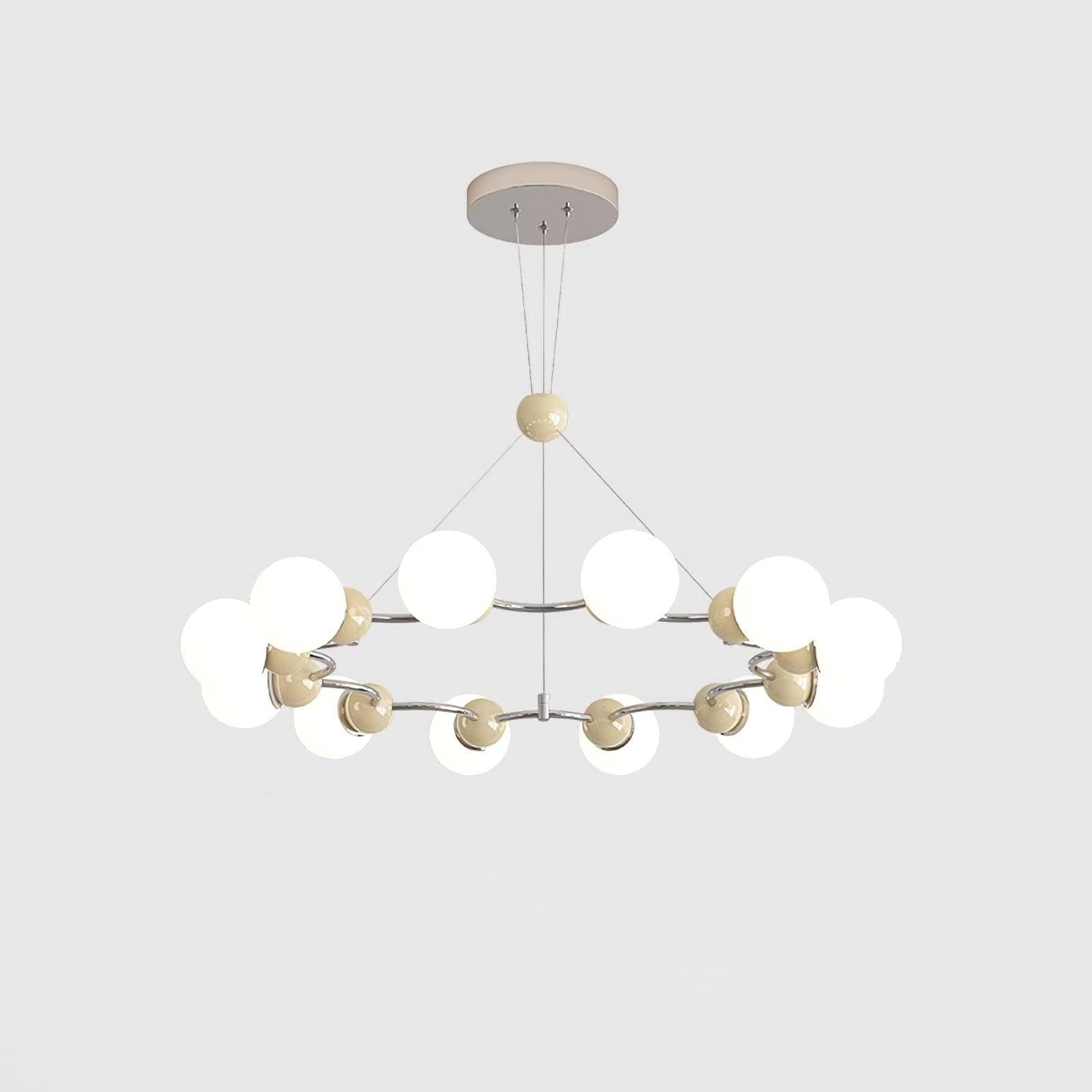 Vetro Chandelier Métallique Moderne - Neutralighting