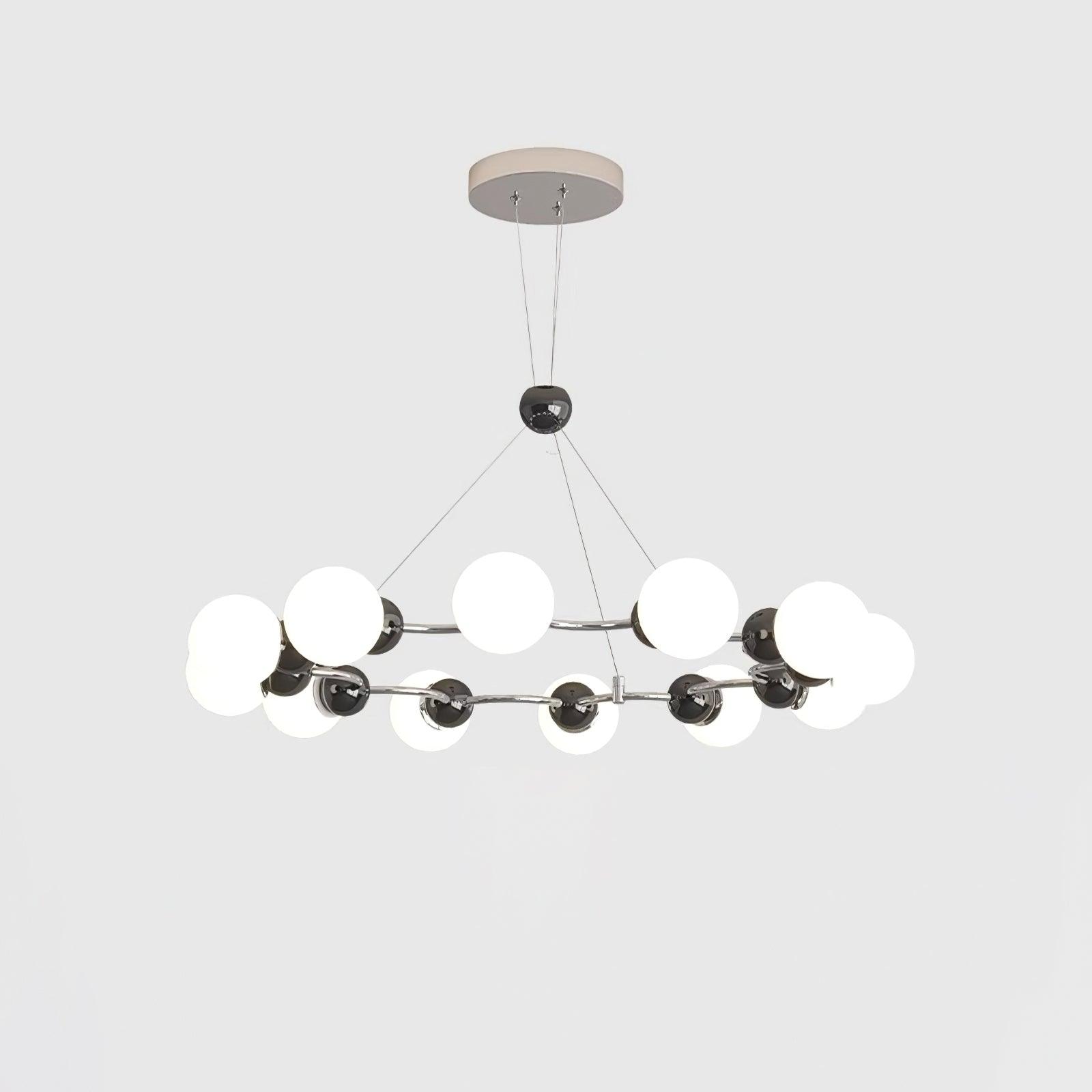 Vetro Chandelier Métallique Moderne - Neutralighting