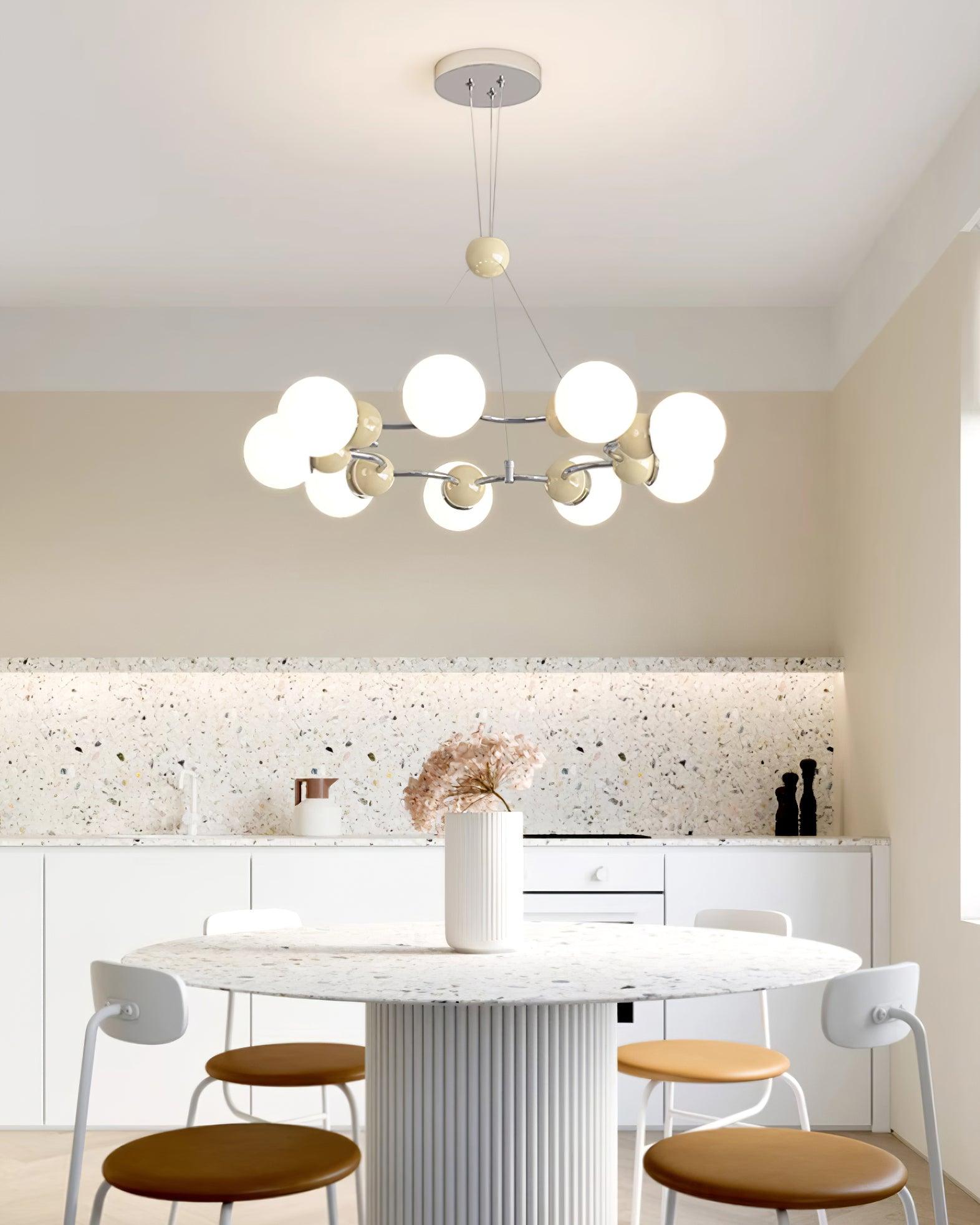Vetro Chandelier Métallique Moderne - Neutralighting