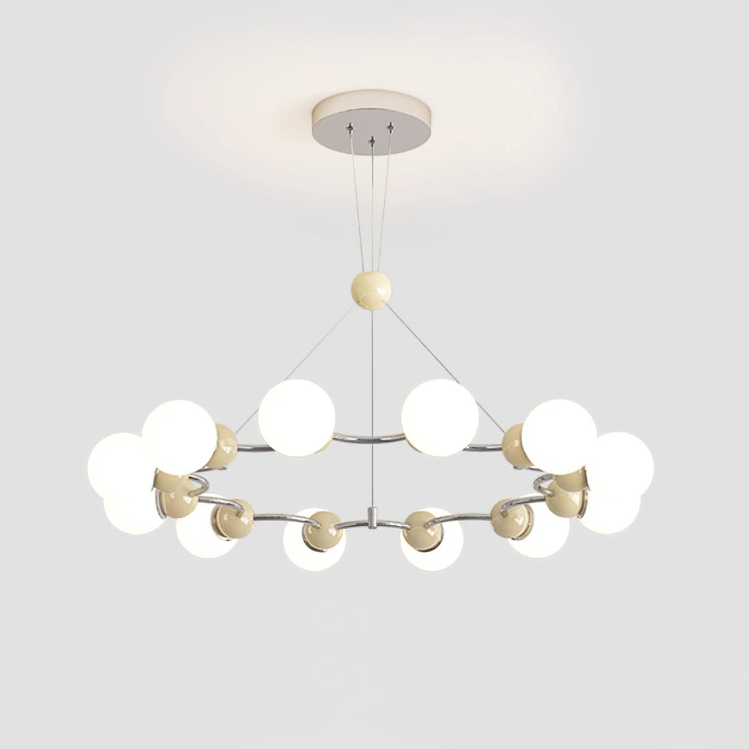 Vetro Chandelier Métallique Moderne - Neutralighting