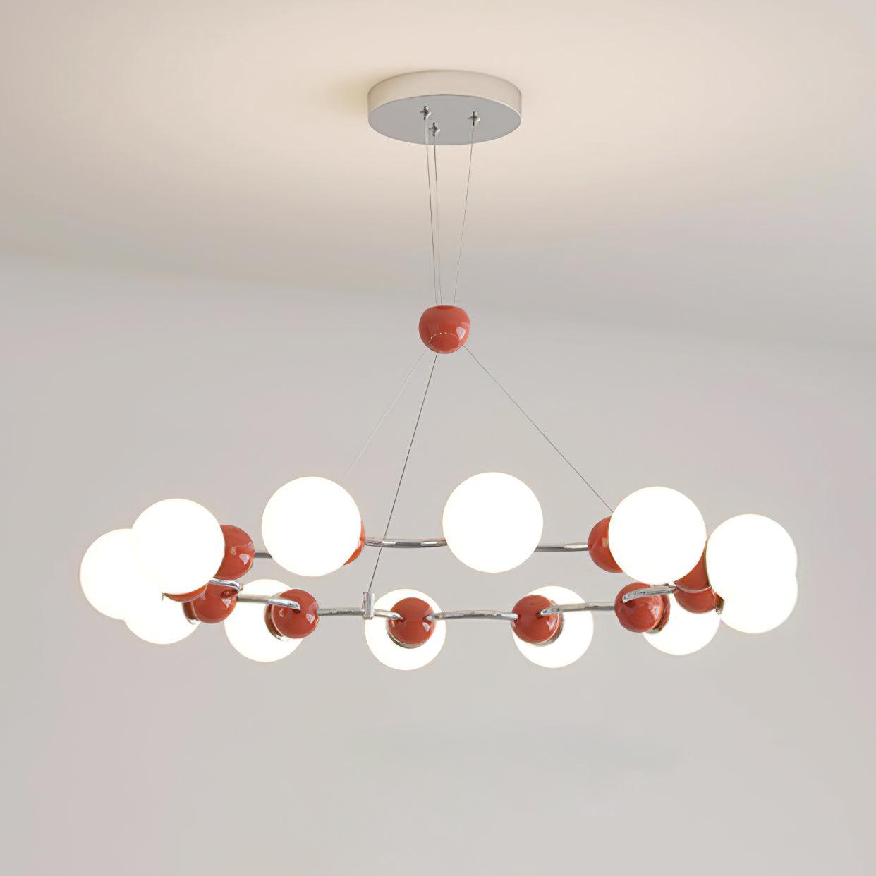 Vetro Chandelier Métallique Moderne - Neutralighting