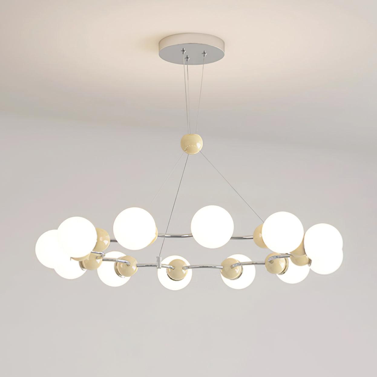 Vetro Chandelier Métallique Moderne - Neutralighting