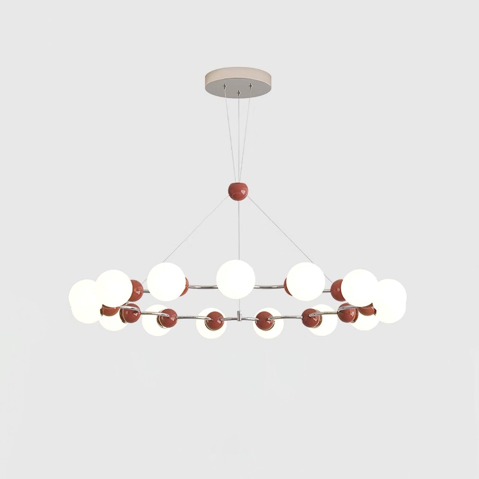 Vetro Chandelier Métallique Moderne - Neutralighting