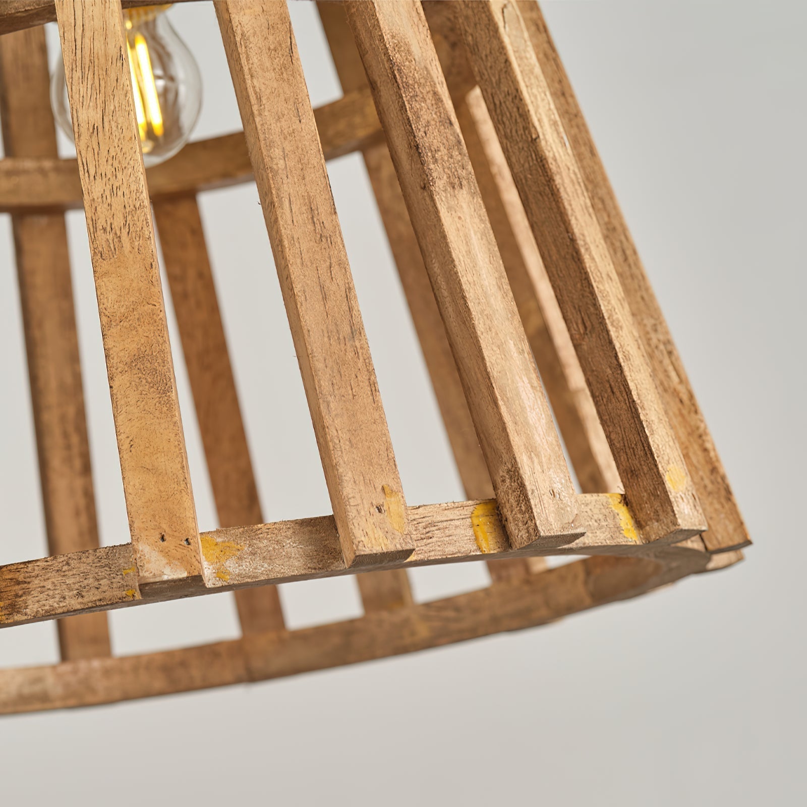 Avsolel Modern Minimalist Wooden Metal Pendant Lamp - Lamp Copper