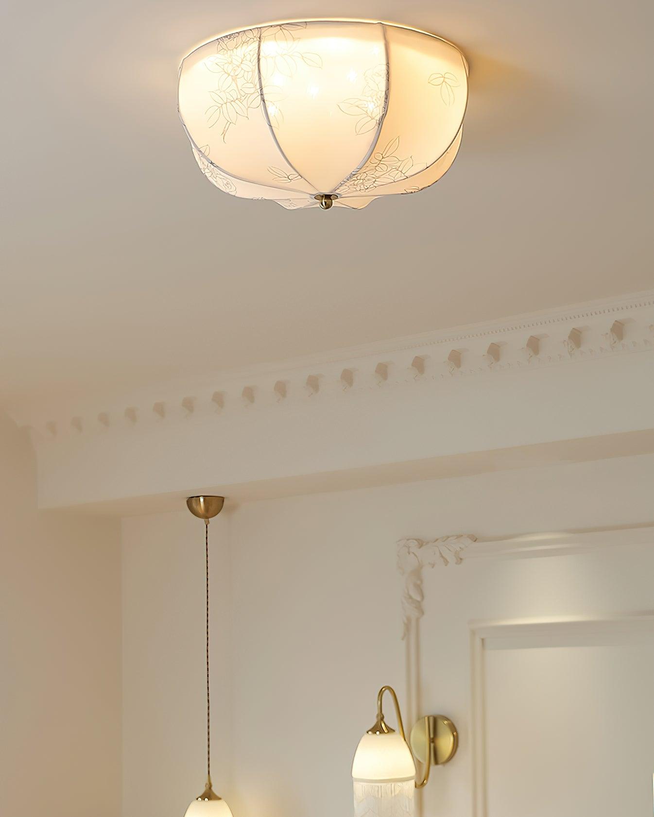 Ilvara Premium Nordic Art Tissu Plafonnier - Neutralighting