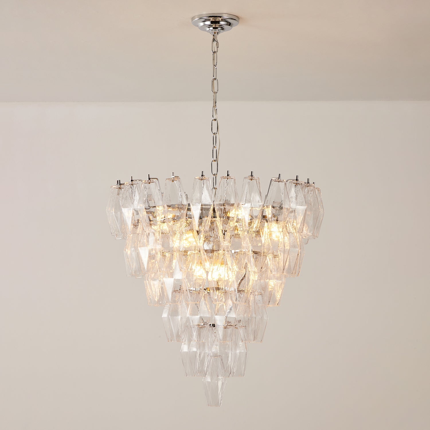 Orinelle Lustre Cascade en Verre Luxueux - Neutralighting