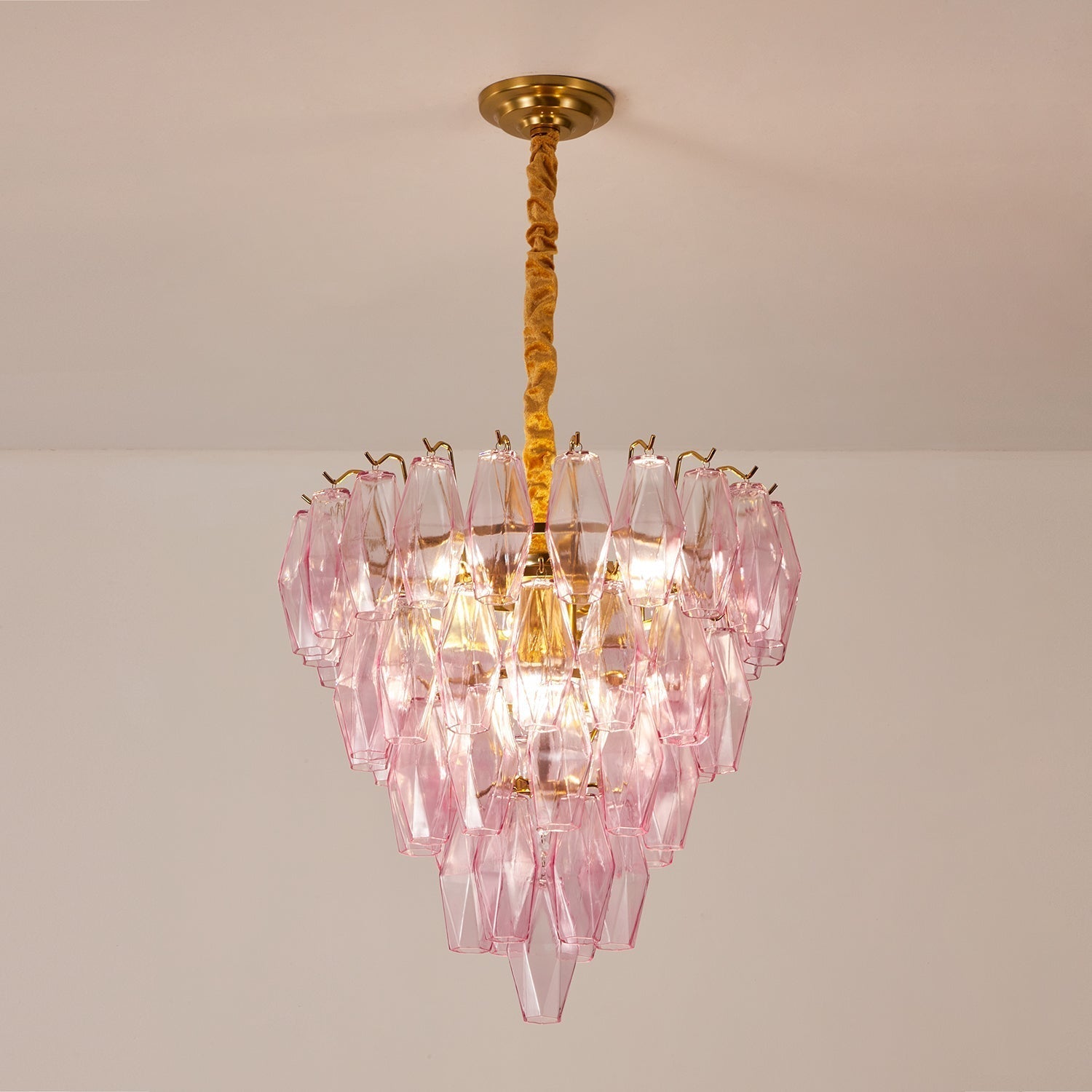 Orinelle Lustre Cascade en Verre Luxueux - Neutralighting