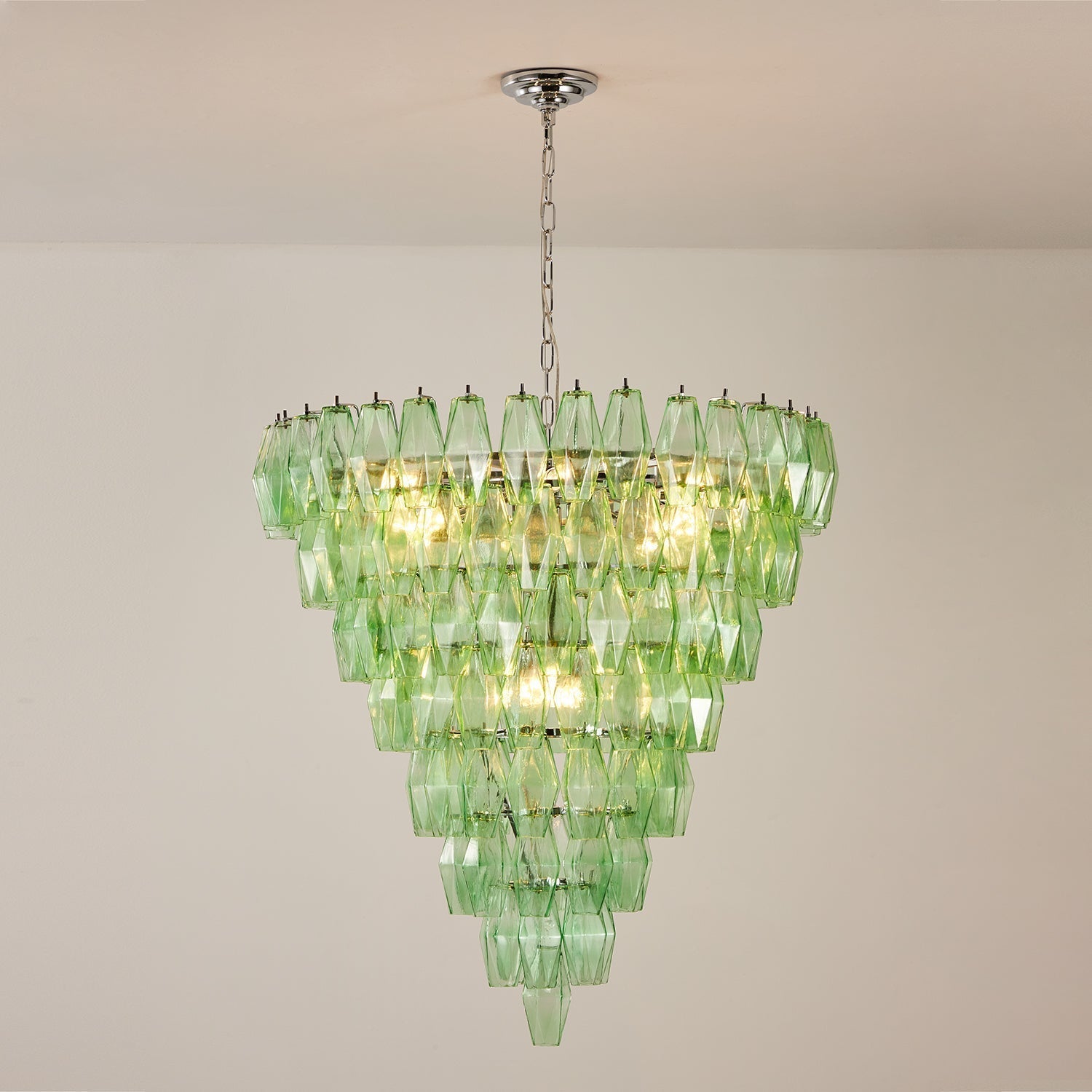 Orinelle Lustre Cascade en Verre Luxueux - Neutralighting