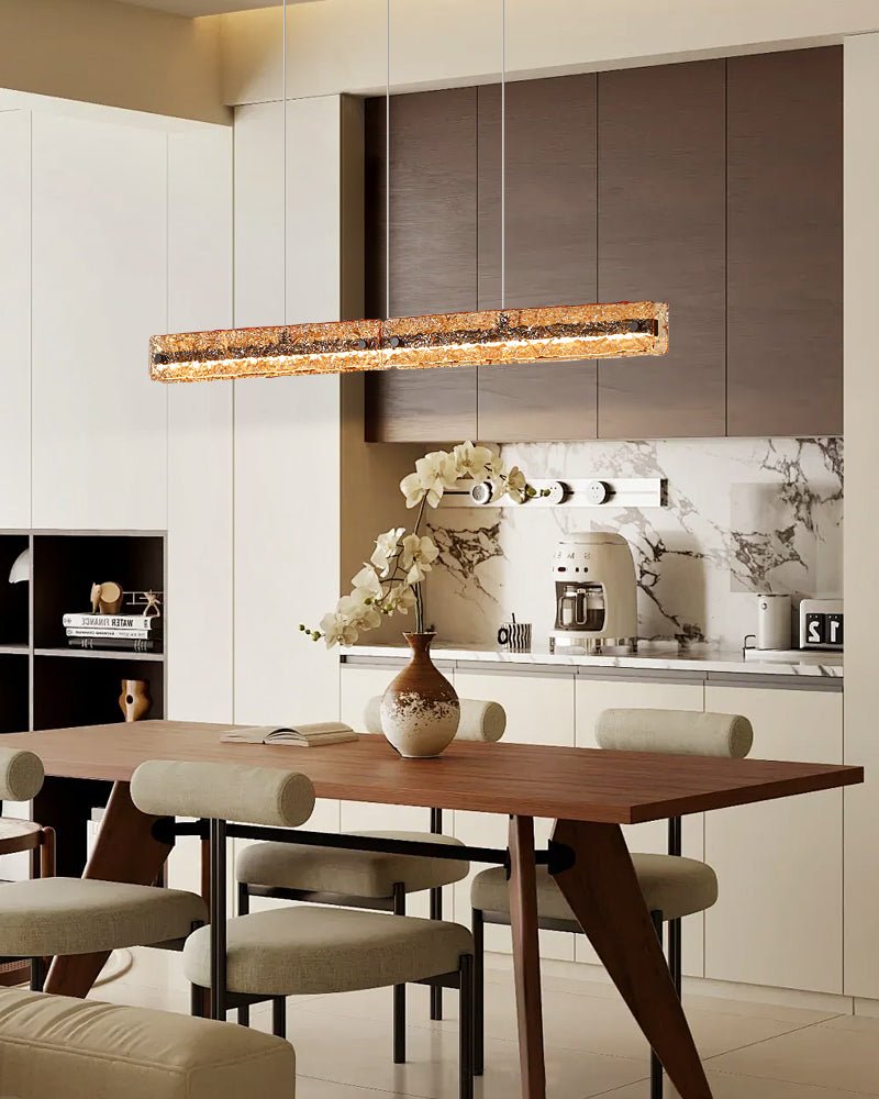 Oriona Linear Island Pendant Lamp - Blowlighting