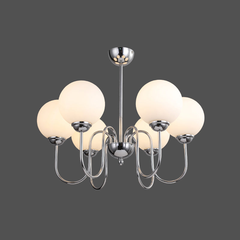 Ildorel Premium Nordic Art Brass Glass Chandelier - Lamp Copper
