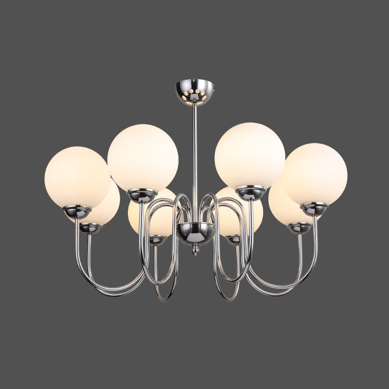 Ildorel Premium Nordic Art Brass Glass Chandelier - Lamp Copper