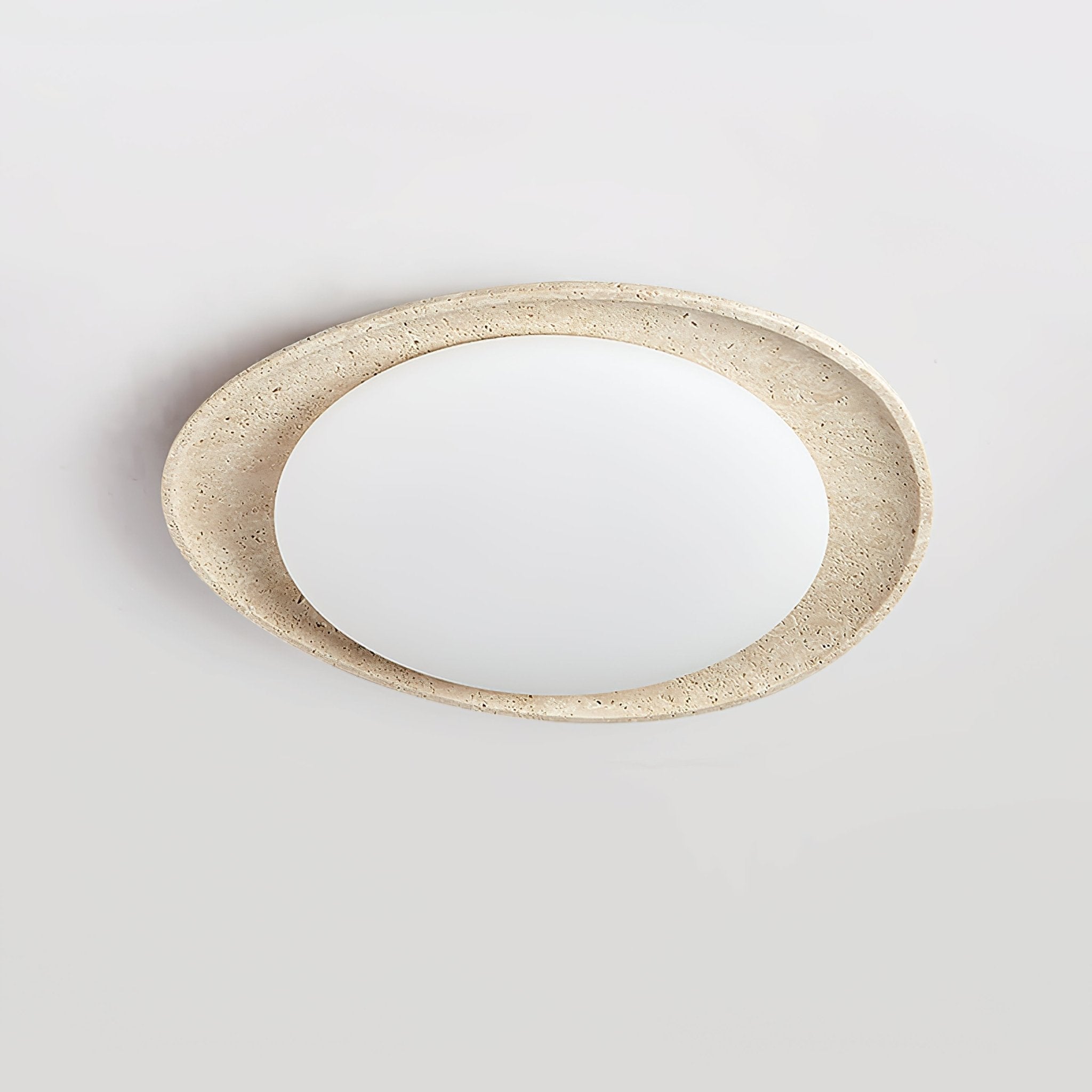 Cunorarae Organic Travertine Ceiling Light - Neutralighting
