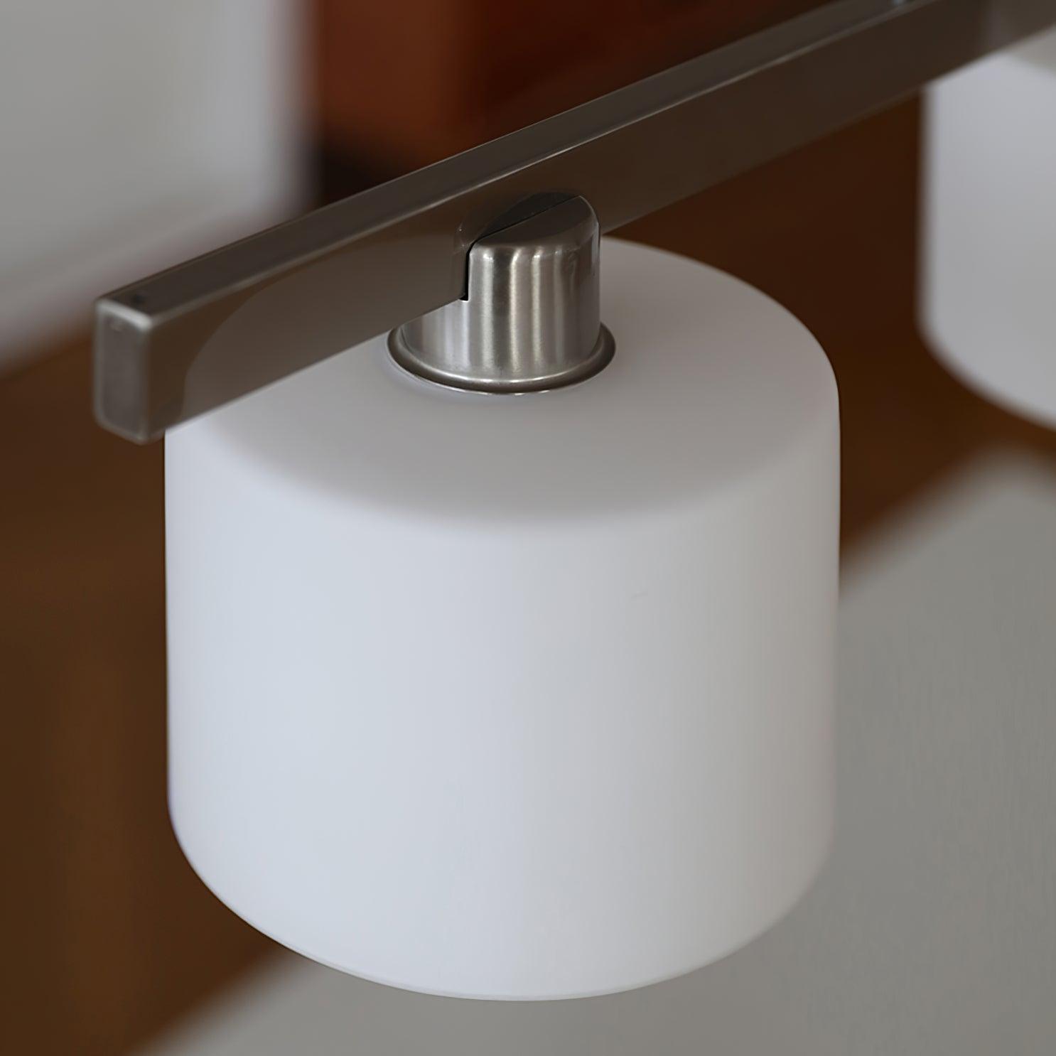 Arisha Suspension Linéaire Multi Moderne, Metal/Verre, Blanc, Chambre - Neutralighting