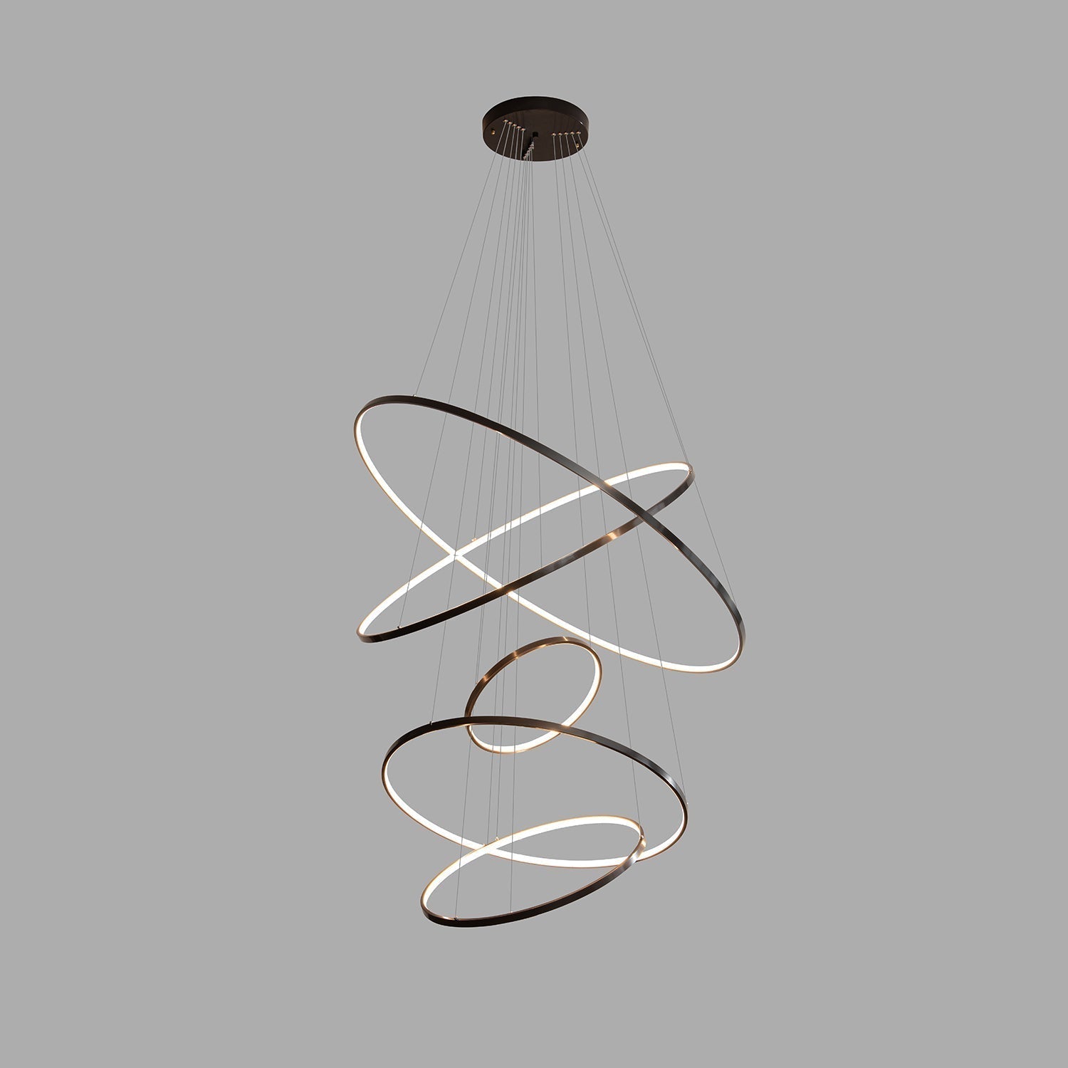 Orrery Rings Chandelier - Blowlighting