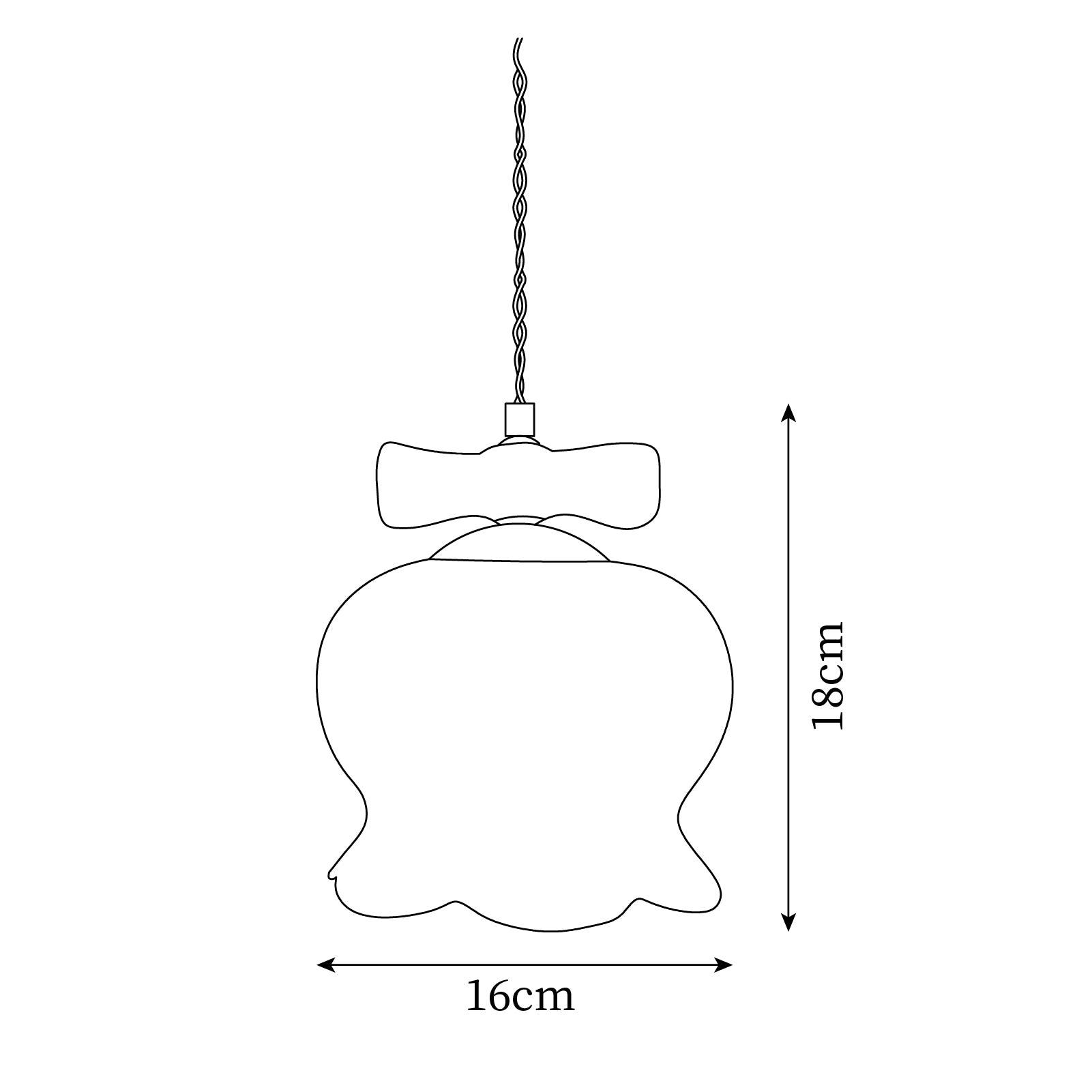 Orto Suspension Cloches de Fleurs avec Nœud - Neutralighting