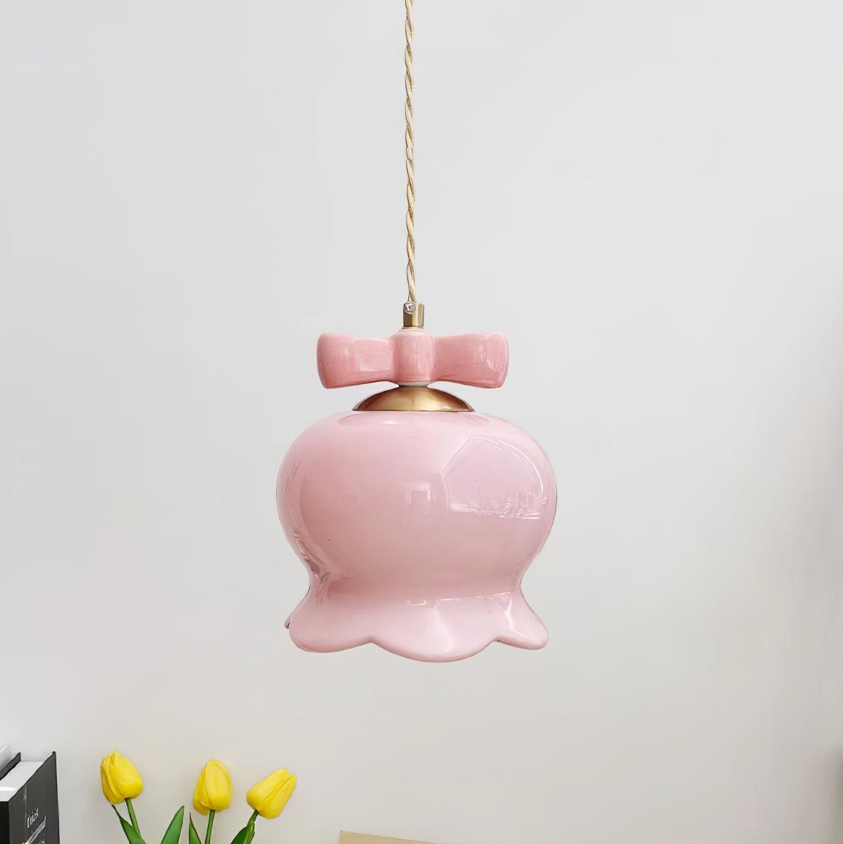 Orto Suspension Cloches de Fleurs avec Nœud - Neutralighting