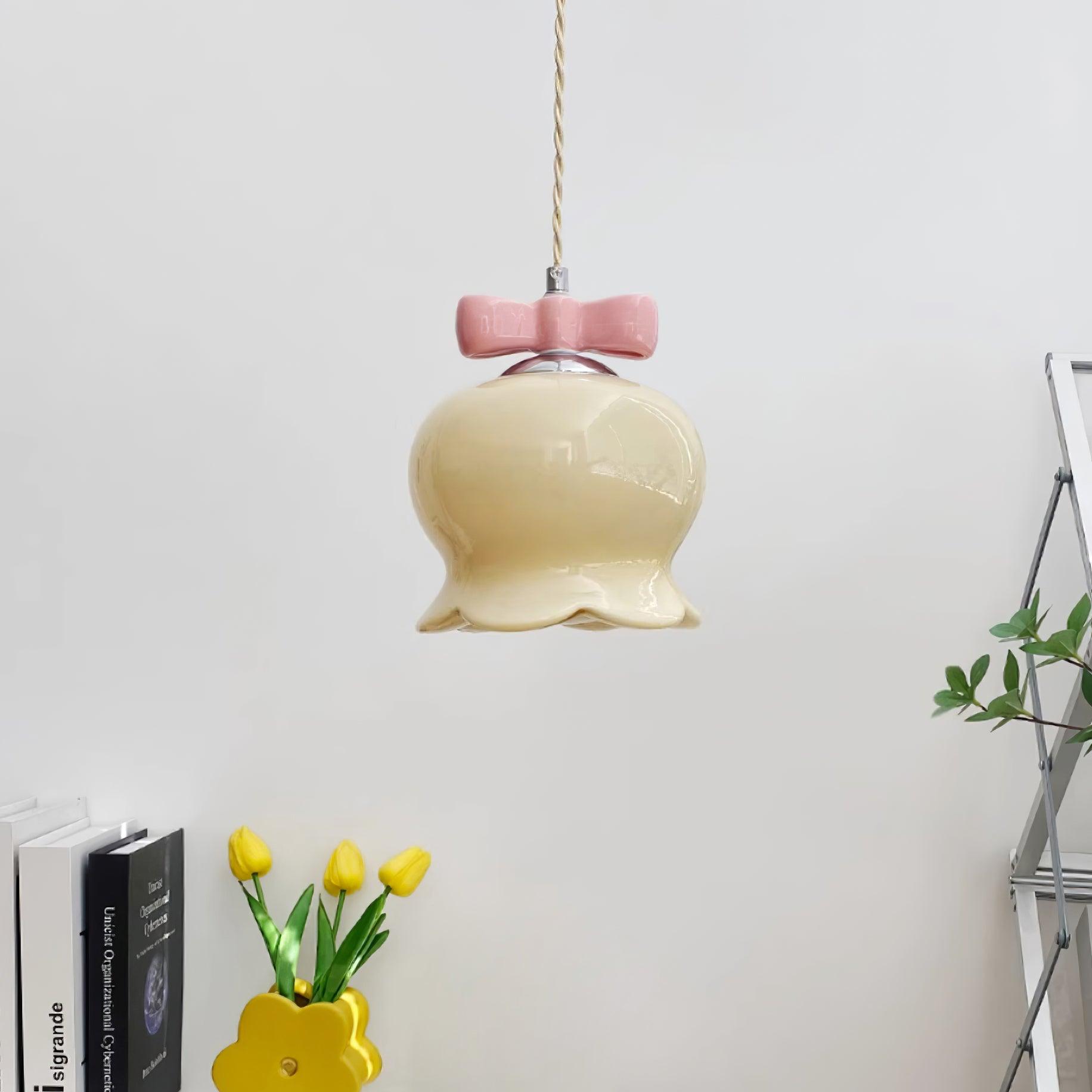 Orto Suspension Cloches de Fleurs avec Nœud - Neutralighting