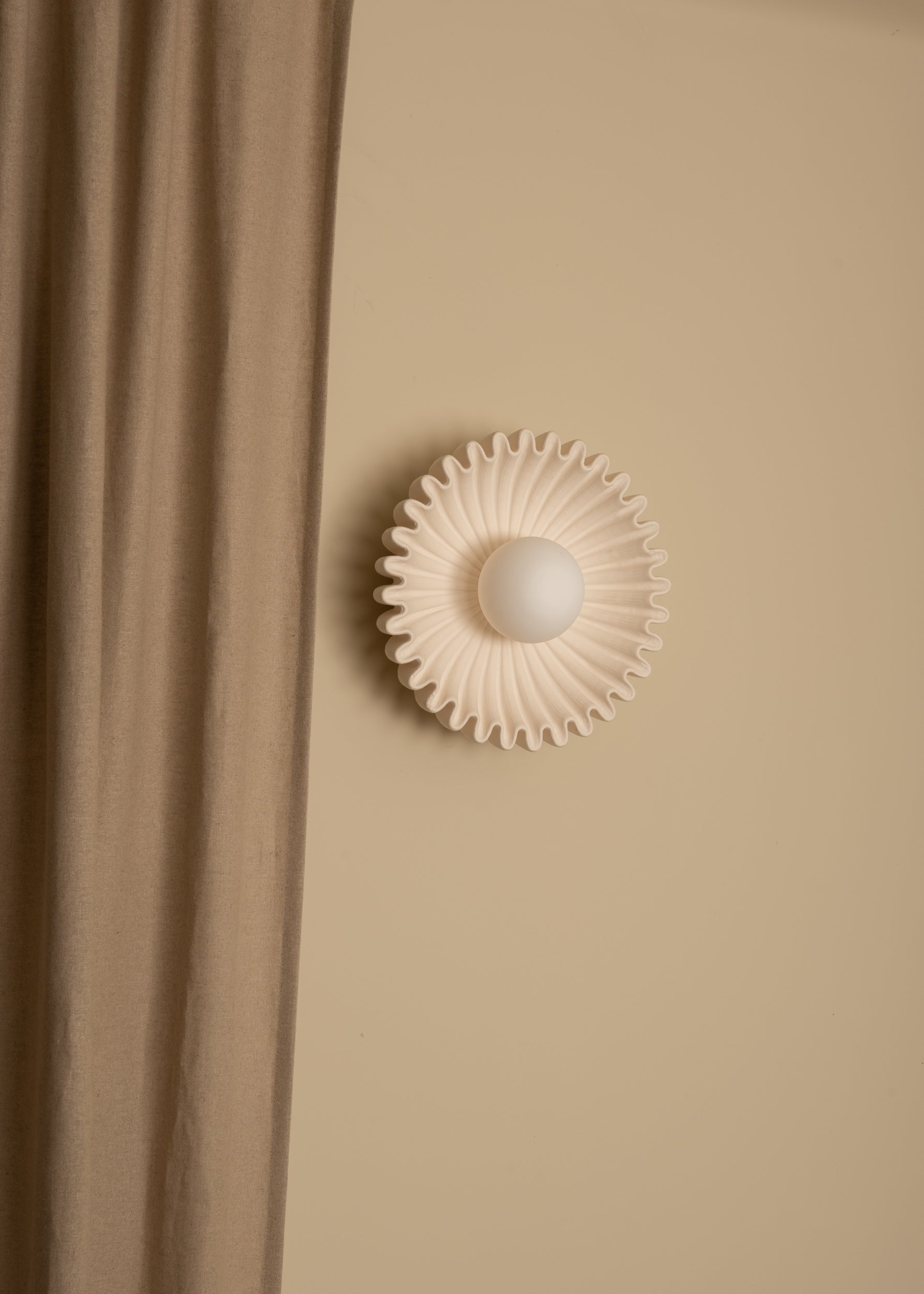 Ivvinen Premium Elegance Marble Glass Wall Lamp - Lamp Copper