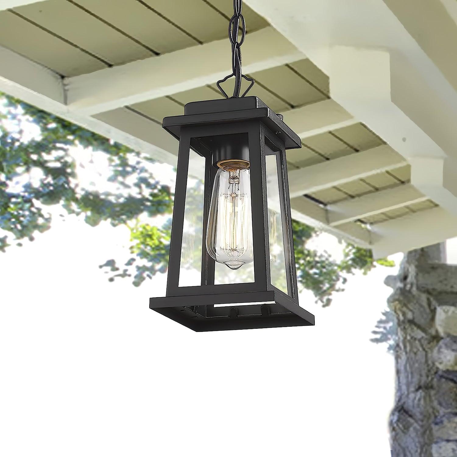 Erphaa Suspension Lanterne Métal Extérieur Vintage Traditionnelle - Neutralighting
