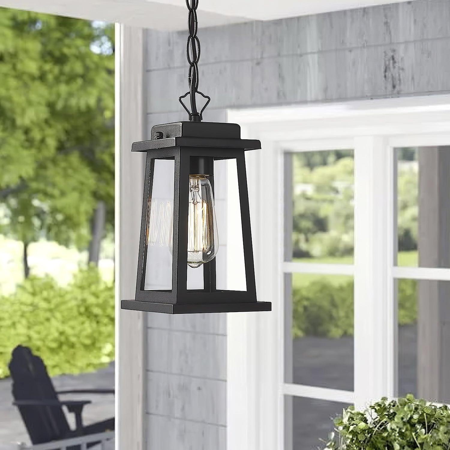 Erphaa Suspension Lanterne Métal Extérieur Vintage Traditionnelle - Neutralighting
