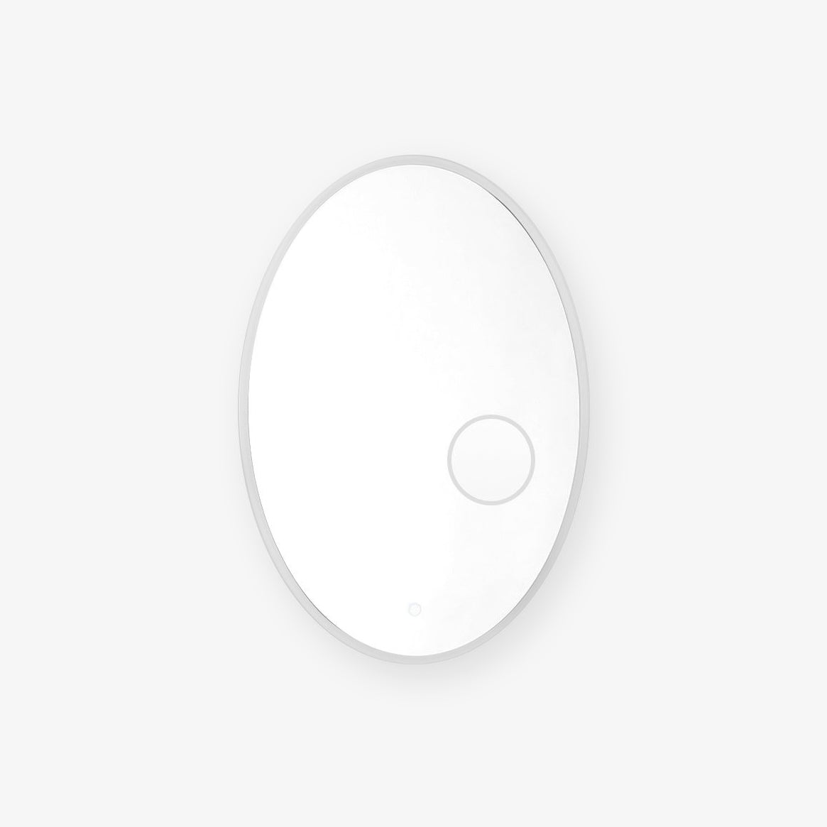 Ovariel Ovale Miroir Plastique Applique Lumière - Neutralighting