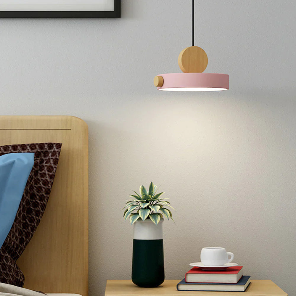 Valentina Design LED Suspension Métal/Acrylique /Bois Salon - Neutralighting