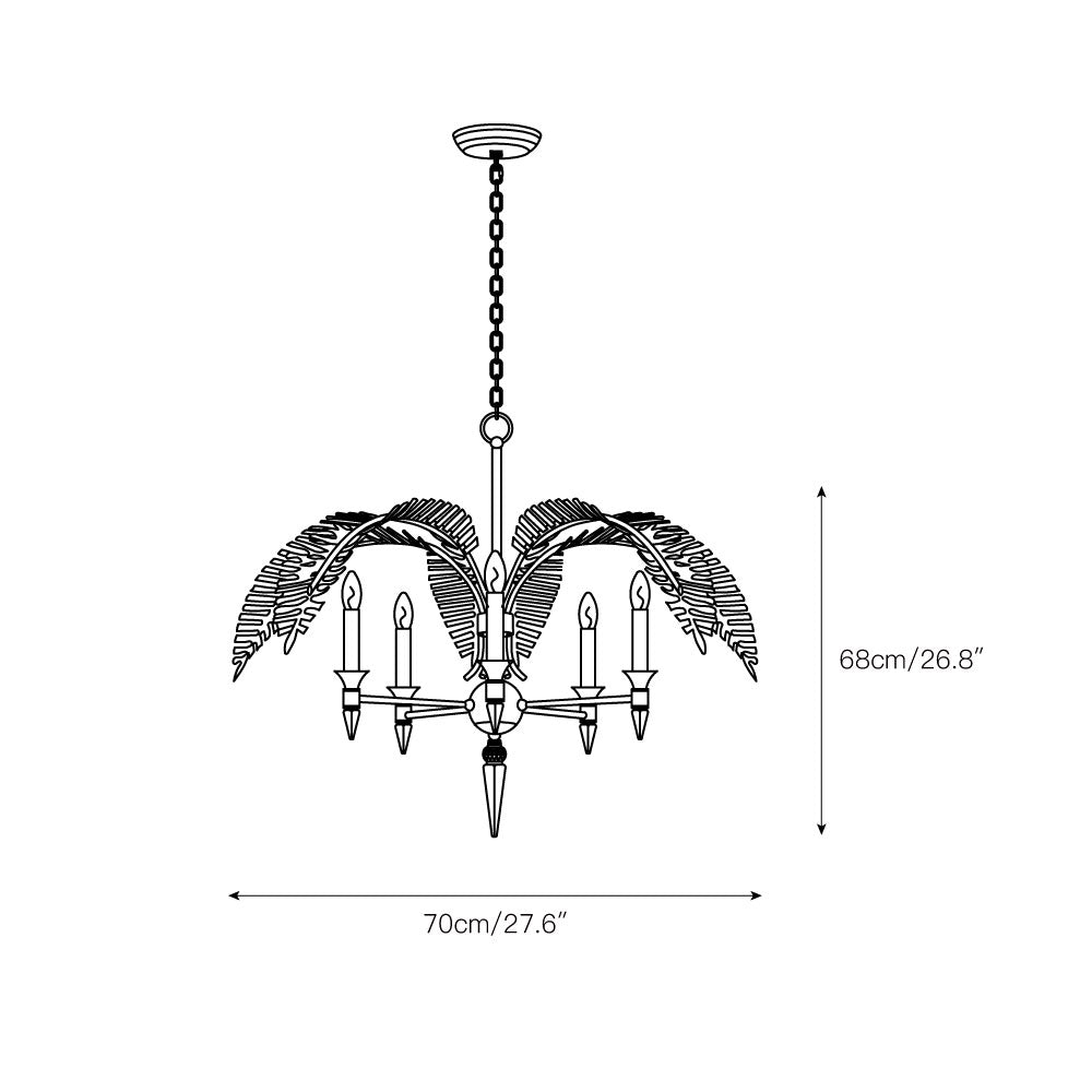 Italis Suspension Lustre Feuillage Créativité Individuelle - Neutralighting