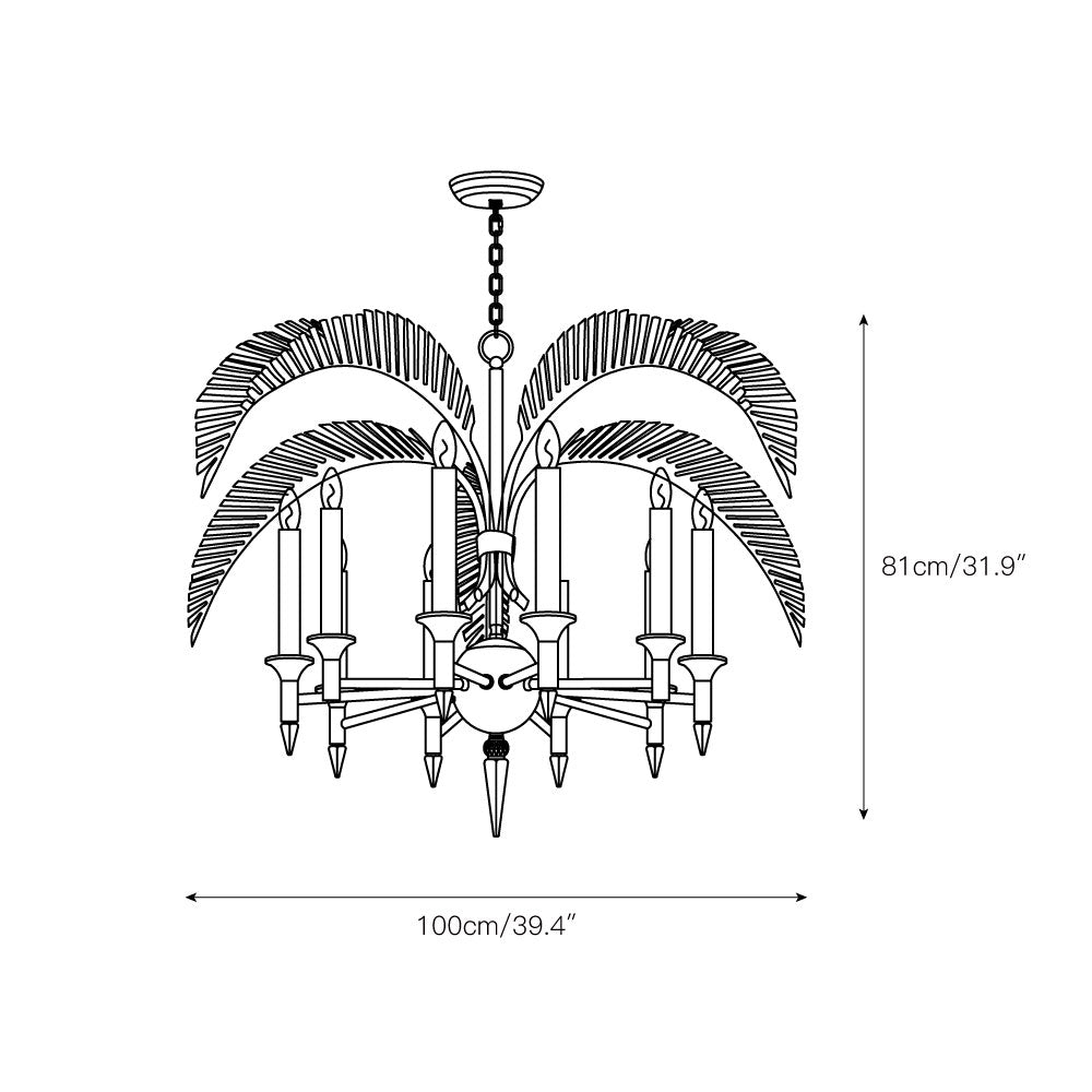Italis Suspension Lustre Feuillage Créativité Individuelle - Neutralighting
