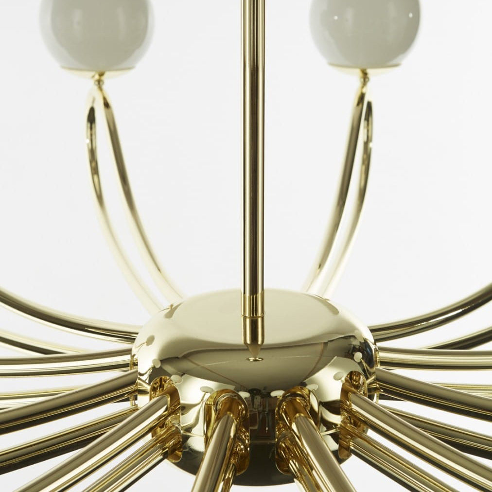Aurlaeir Elegance Vintage Papillon Brass Glass Chandelier - Lamp Copper