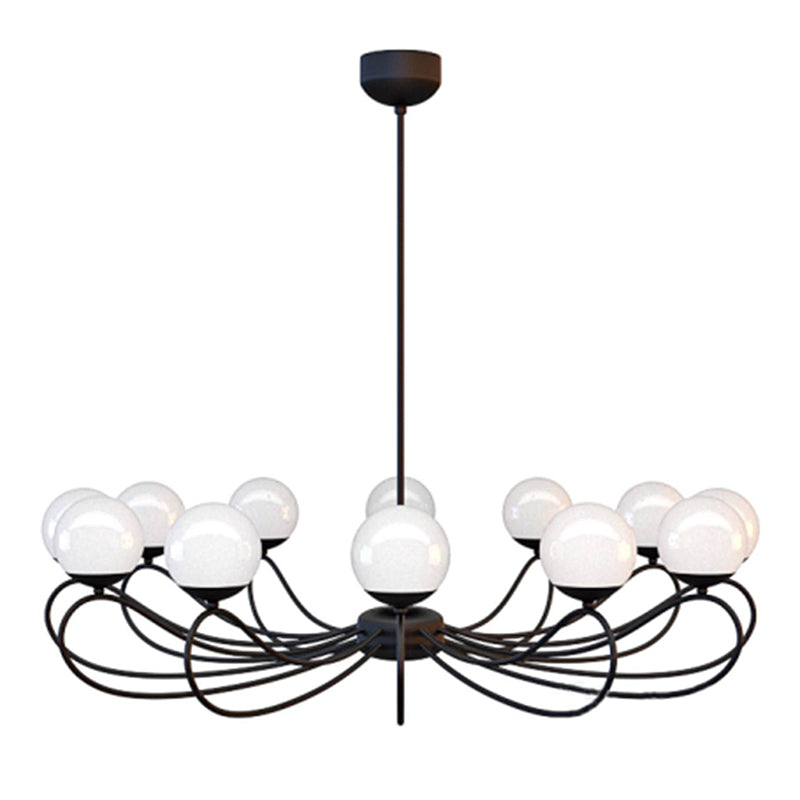 Aurlaeir Elegance Vintage Papillon Brass Glass Chandelier - Lamp Copper