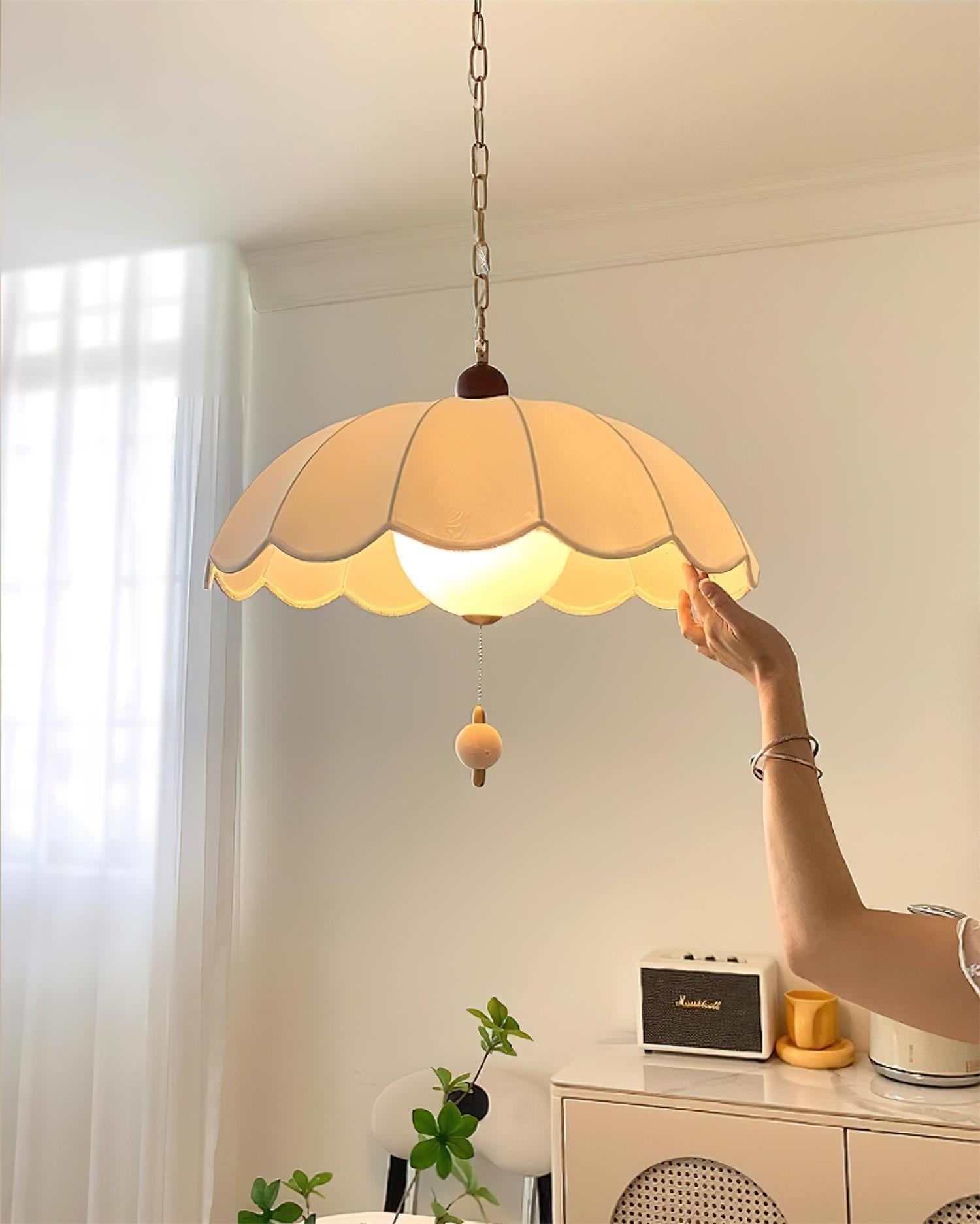 Paralune Pendant Lamp Scalloped Romantic Charm - Letslighting