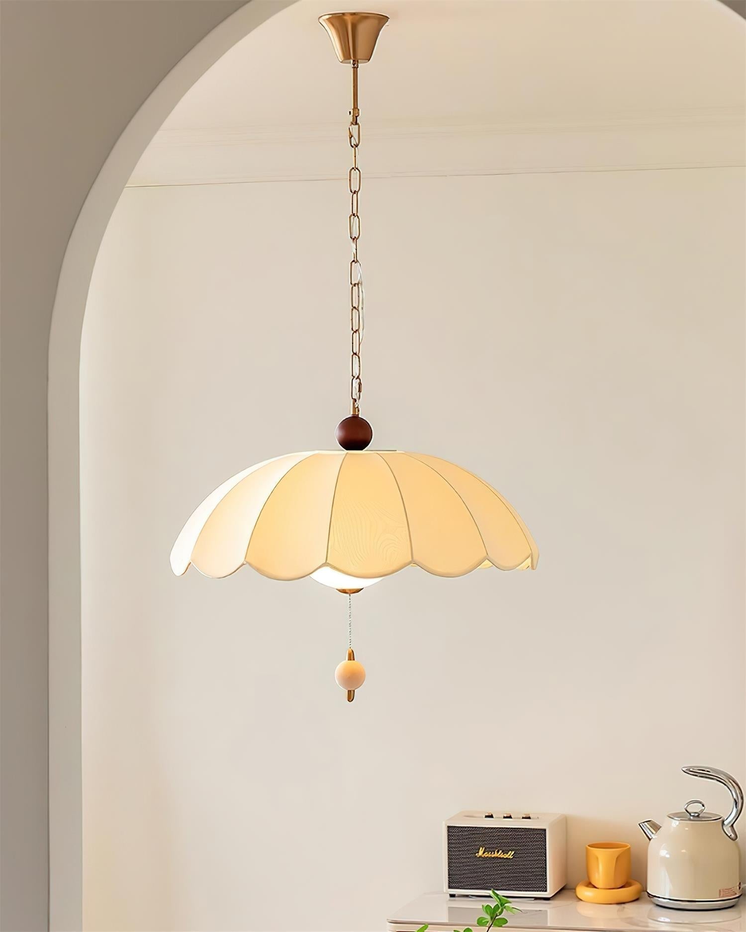 Paralune Pendant Lamp Scalloped Romantic Charm - Letslighting