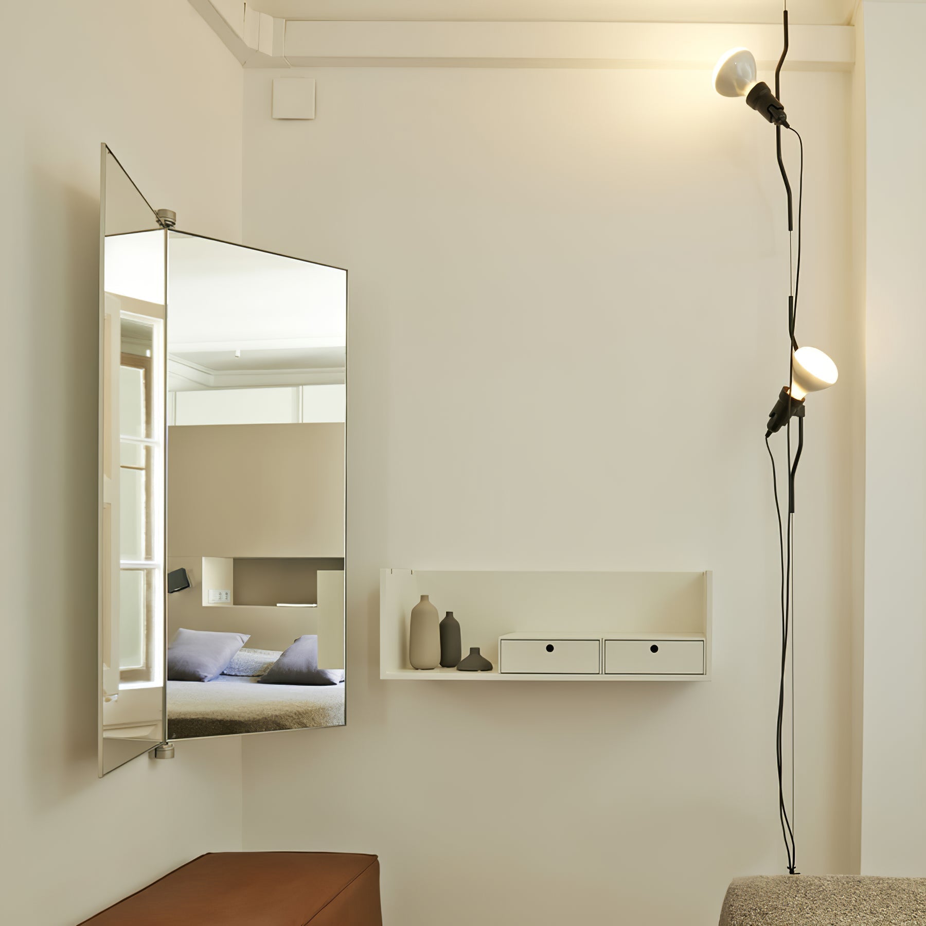 Ilthair Modern Minimalist Metal Pendant Light - Lamp Copper