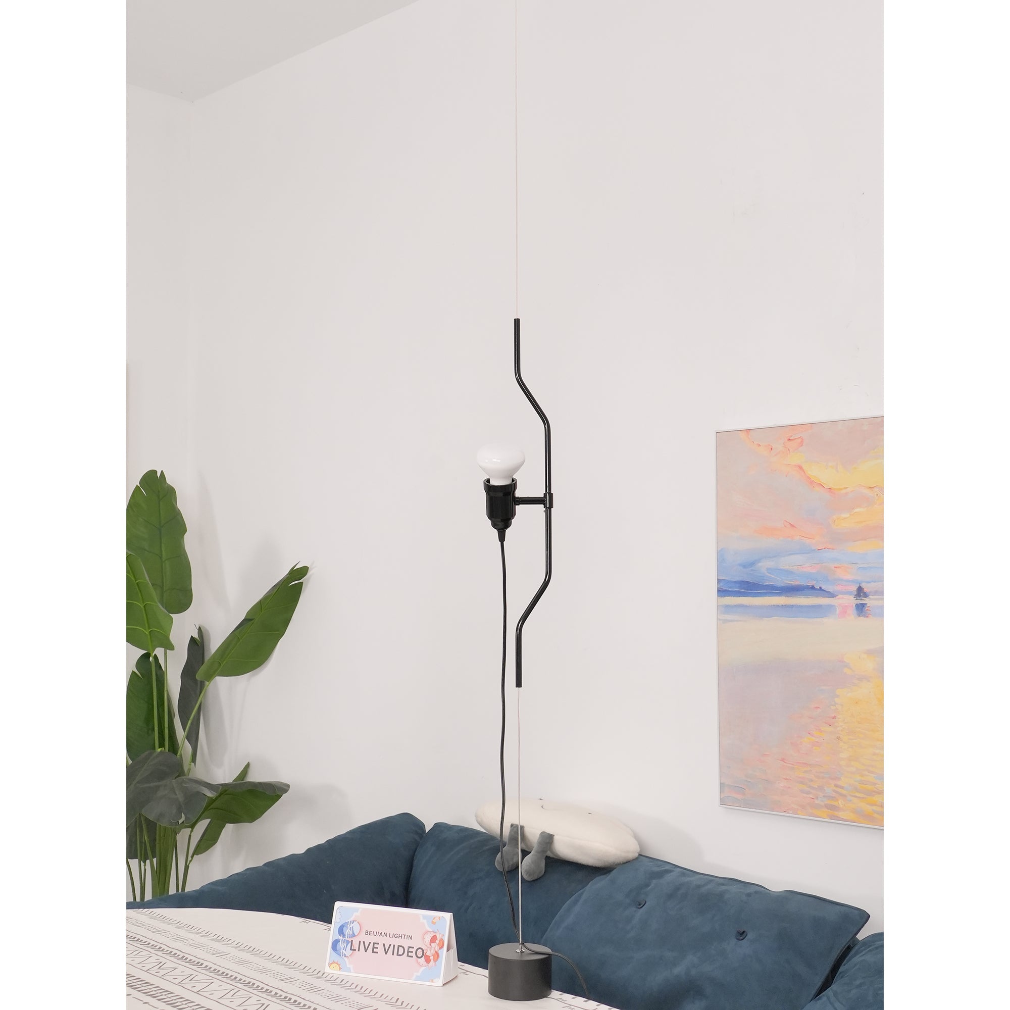 Ilthair Modern Minimalist Metal Pendant Light - Lamp Copper