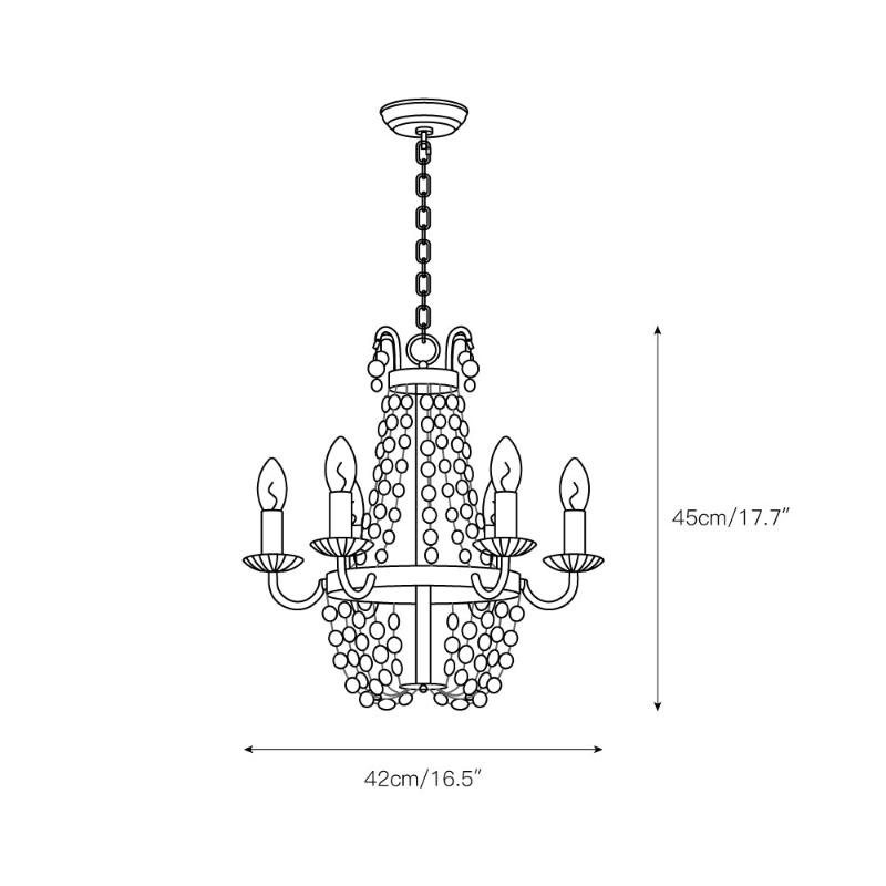 Oraeisra Lustre Cristal Marché Aux Puces Vintage - Neutralighting
