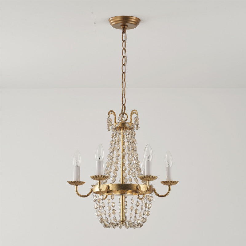 Oraeisra Lustre Cristal Marché Aux Puces Vintage - Neutralighting
