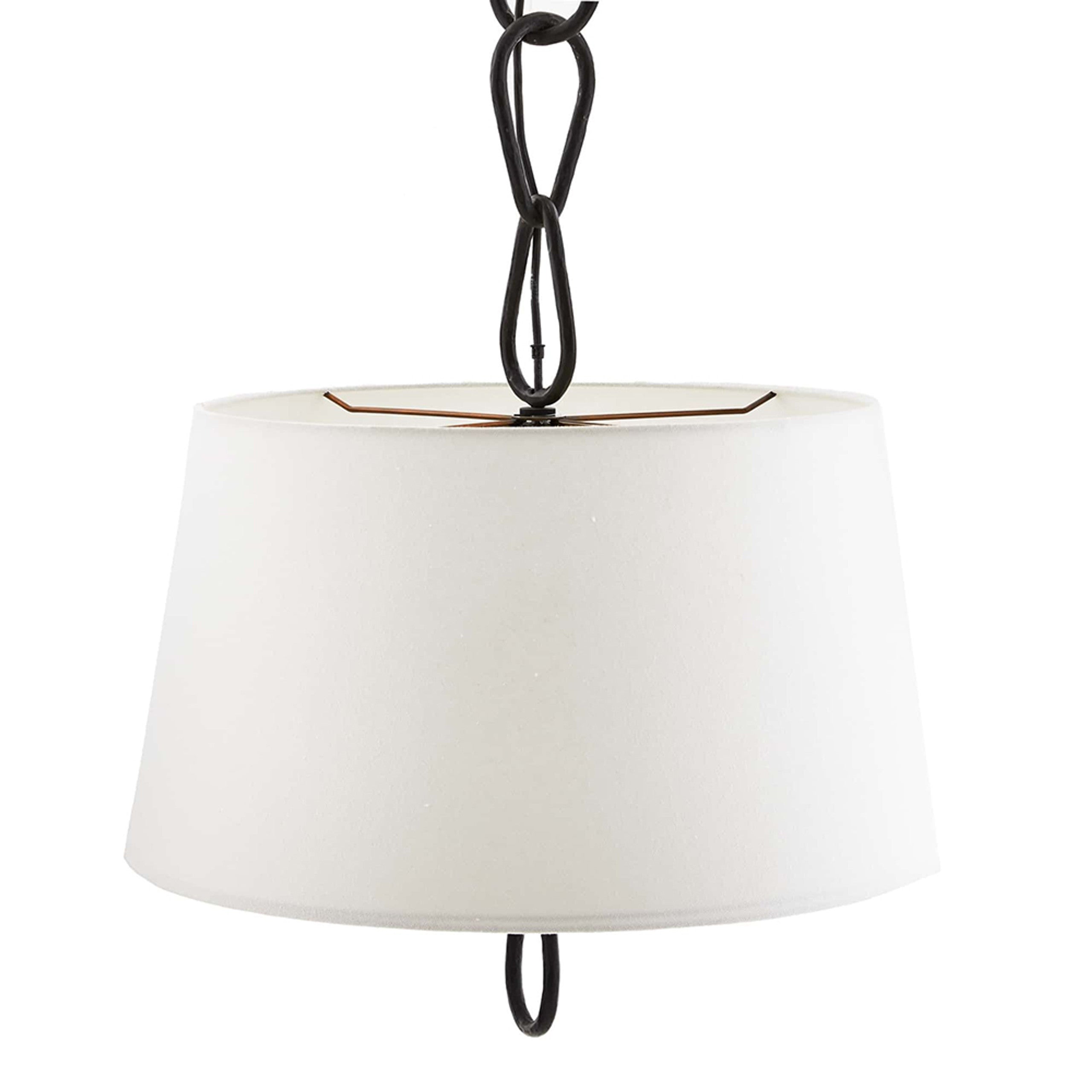 Zesilira Nordic Vintage Black Fabric Pendant Lamp - Lamp Copper