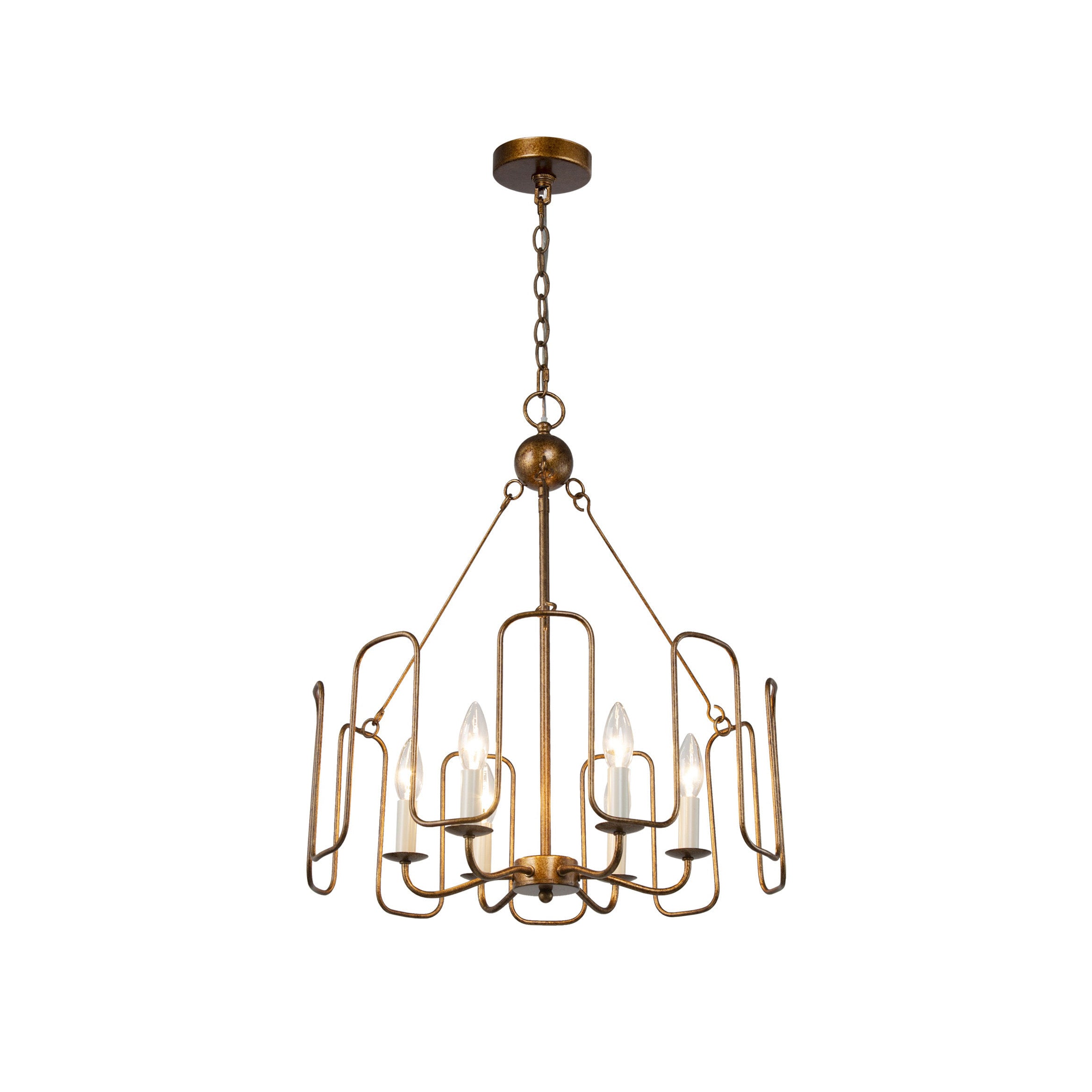 Cocaryra Lustre Métal Industriel Vintage - Neutralighting