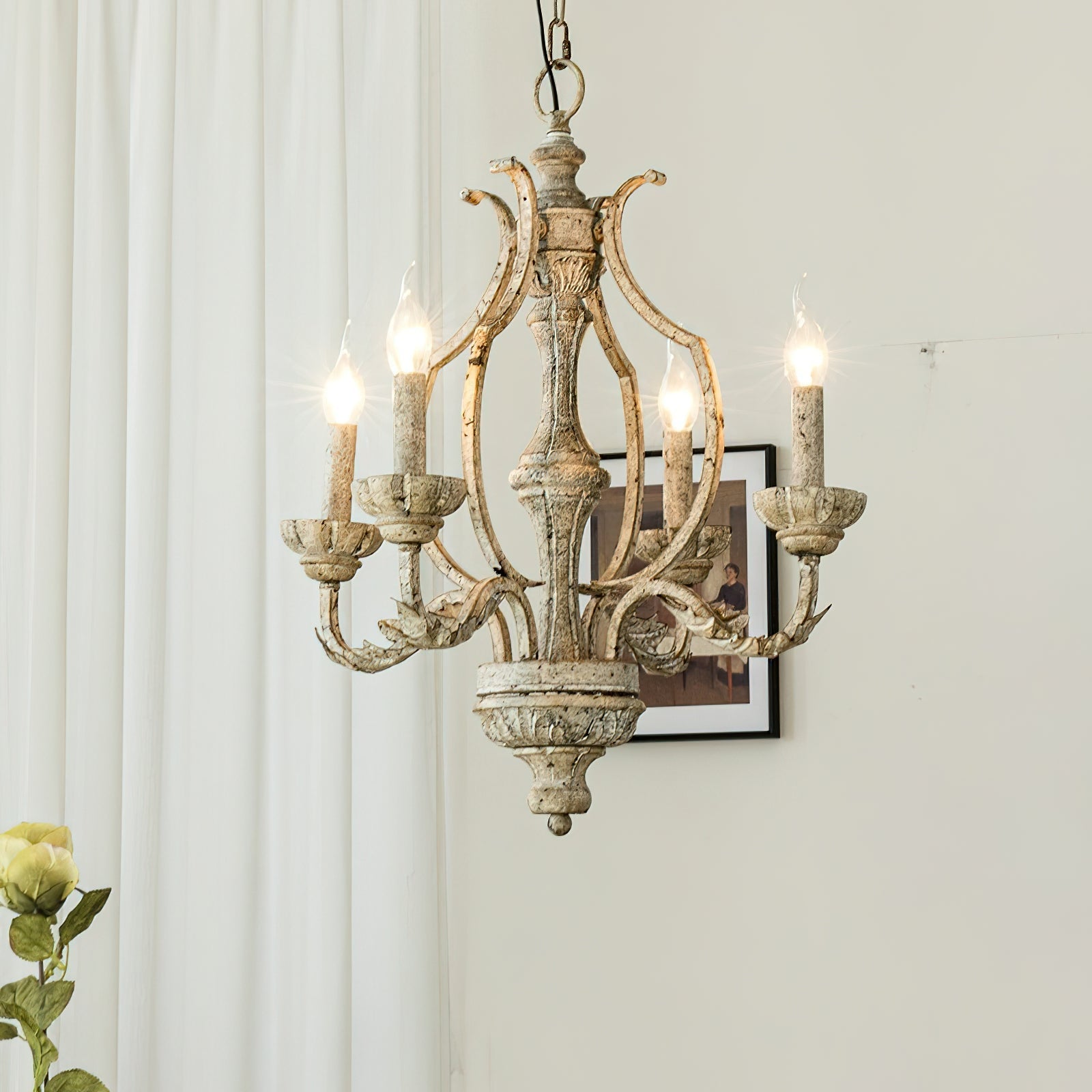Orinira Vintage Industrial Wood Metal Pendant Lamp - Lamp Copper
