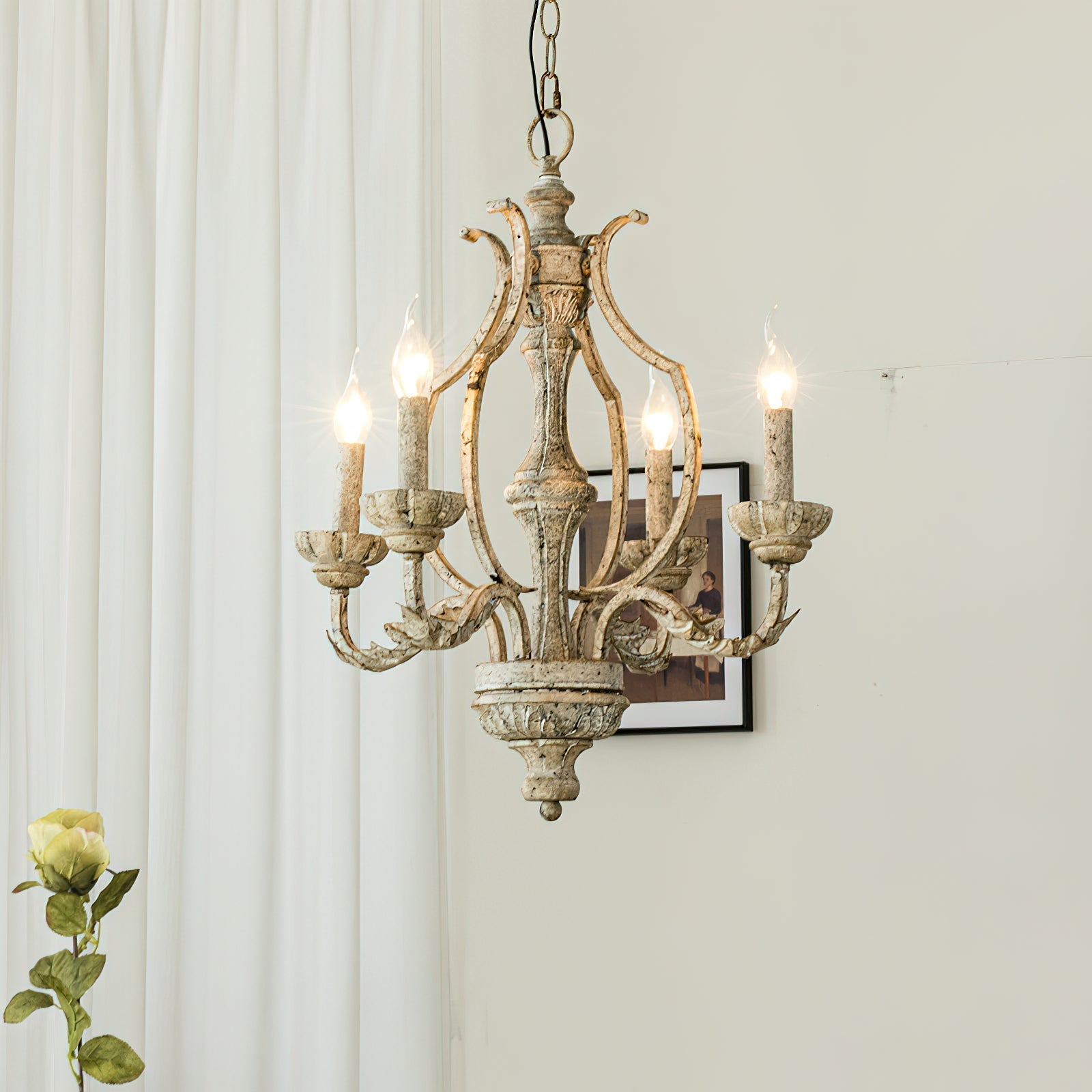 Orinira Vintage Industrial Wood Metal Pendant Lamp - Lamp Copper