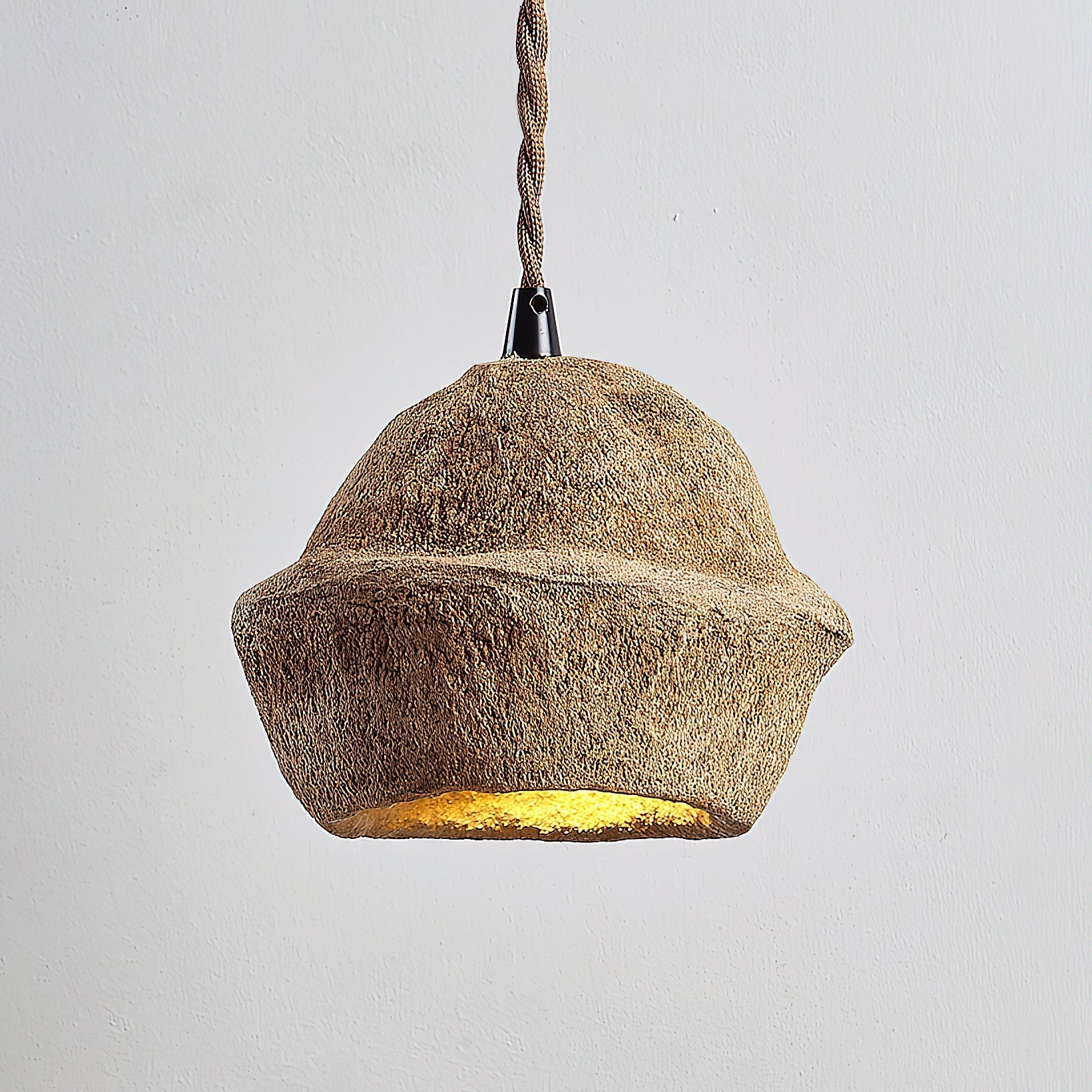 Evshaora Individual Creativity Monkey Bowl Tree Husk Pendant Lamp - Lamp Copper