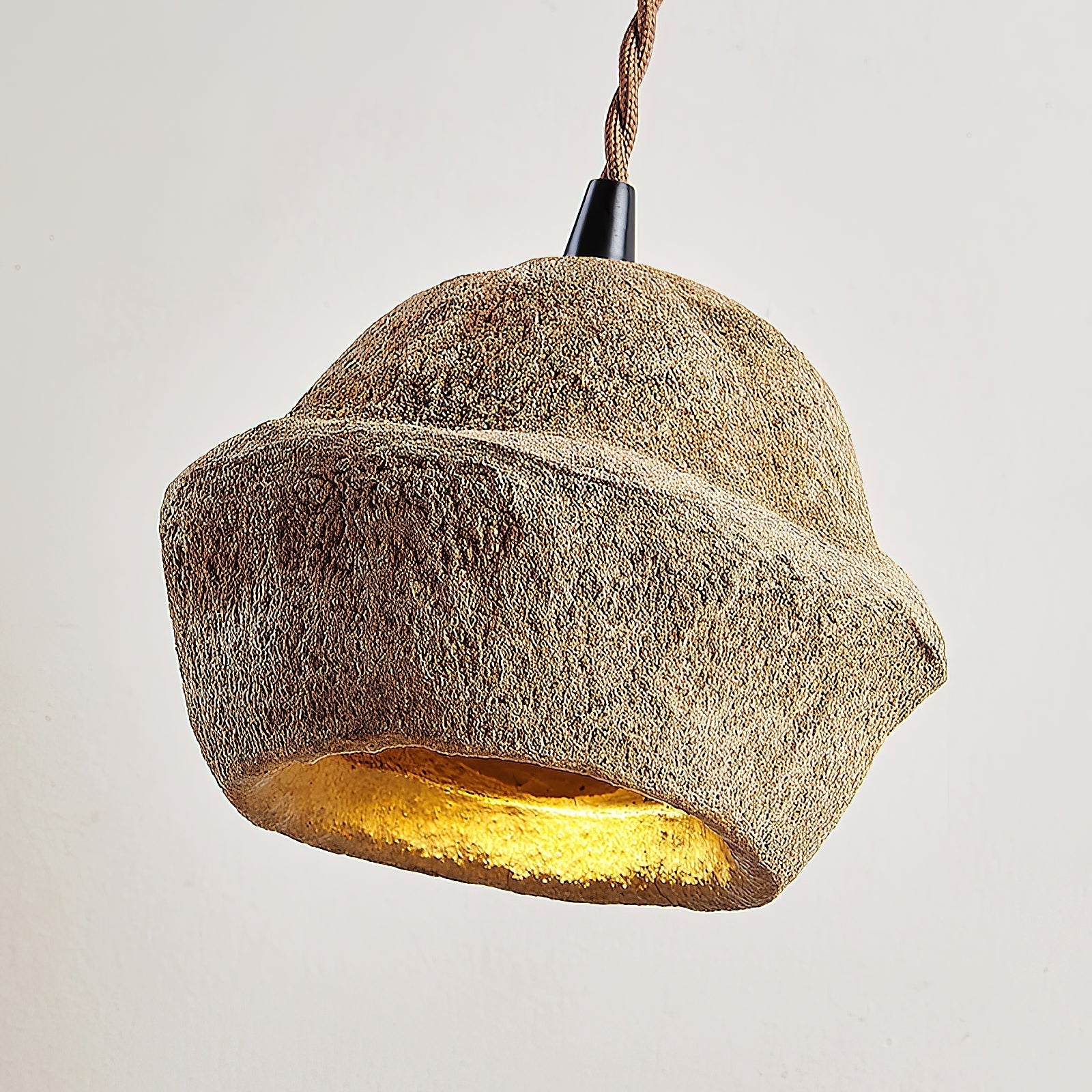 Evshaora Individual Creativity Monkey Bowl Tree Husk Pendant Lamp - Lamp Copper