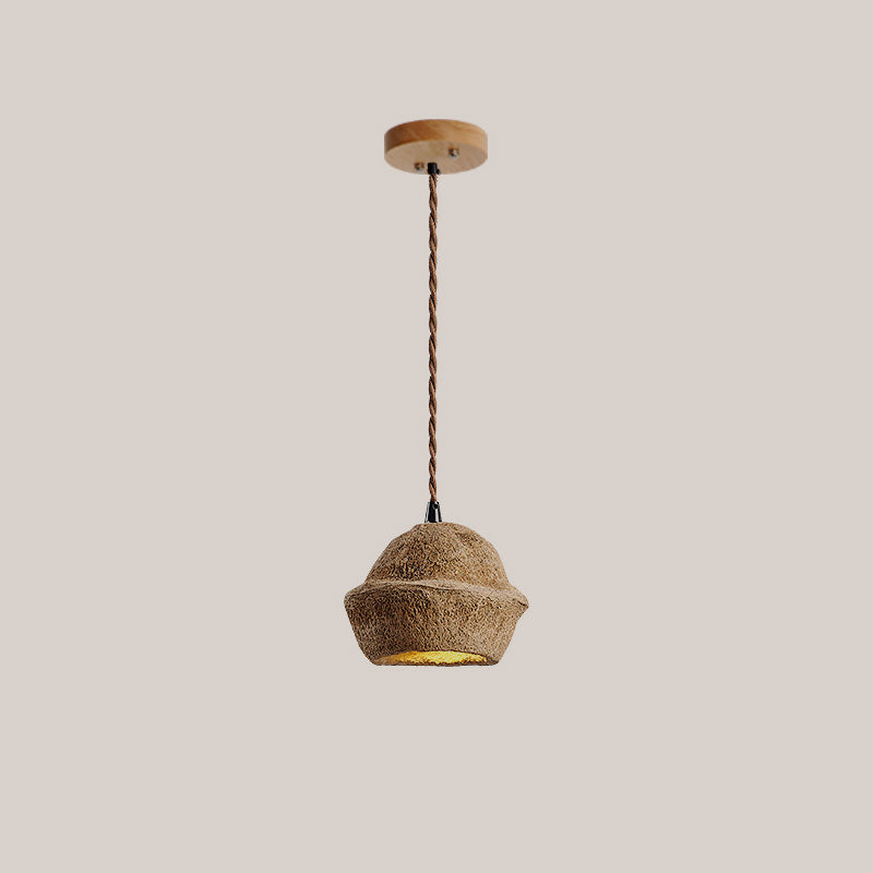 Evshaora Individual Creativity Monkey Bowl Tree Husk Pendant Lamp - Lamp Copper
