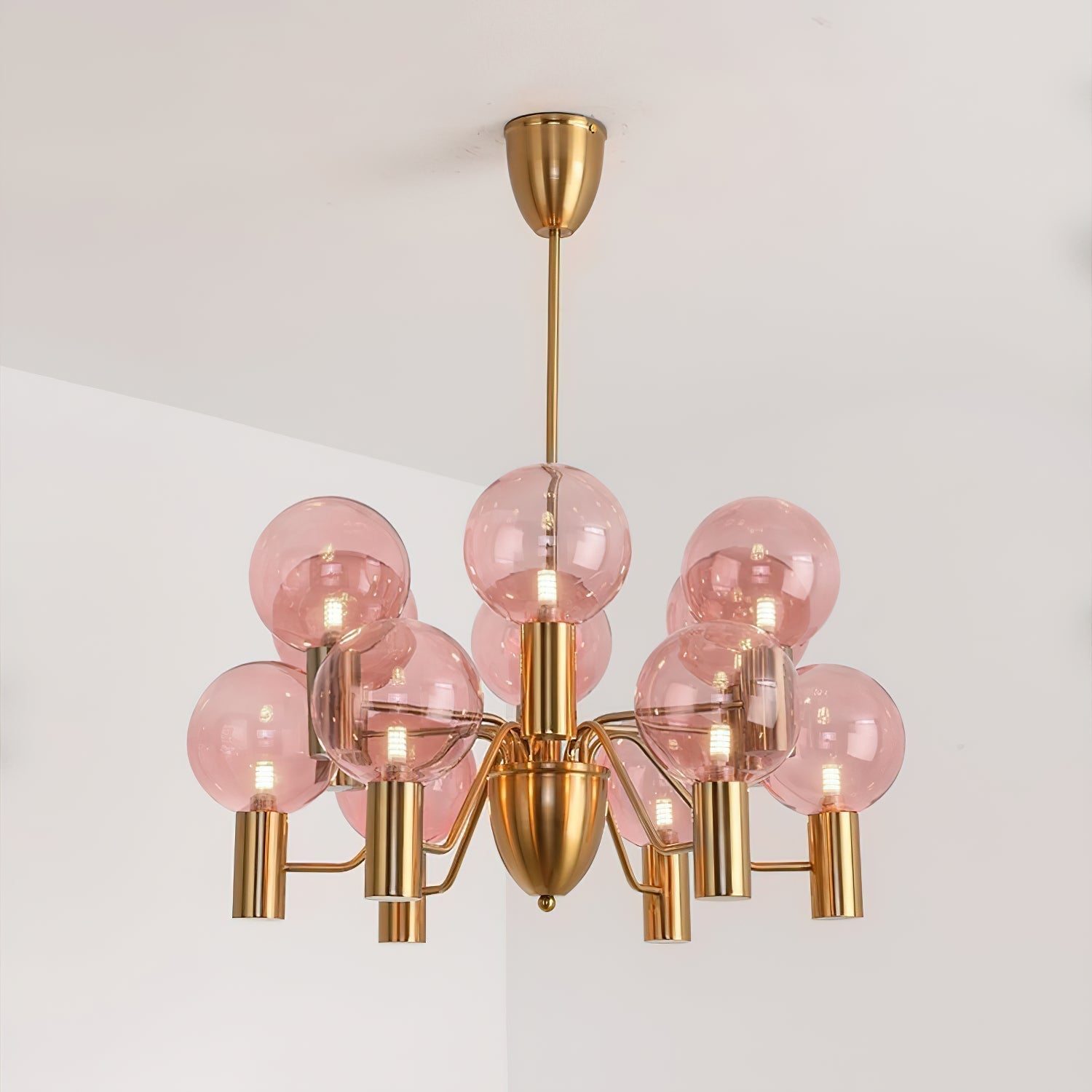 Evmarara Postmodern Luxury Metal Glass Chandelier - Neutralighting