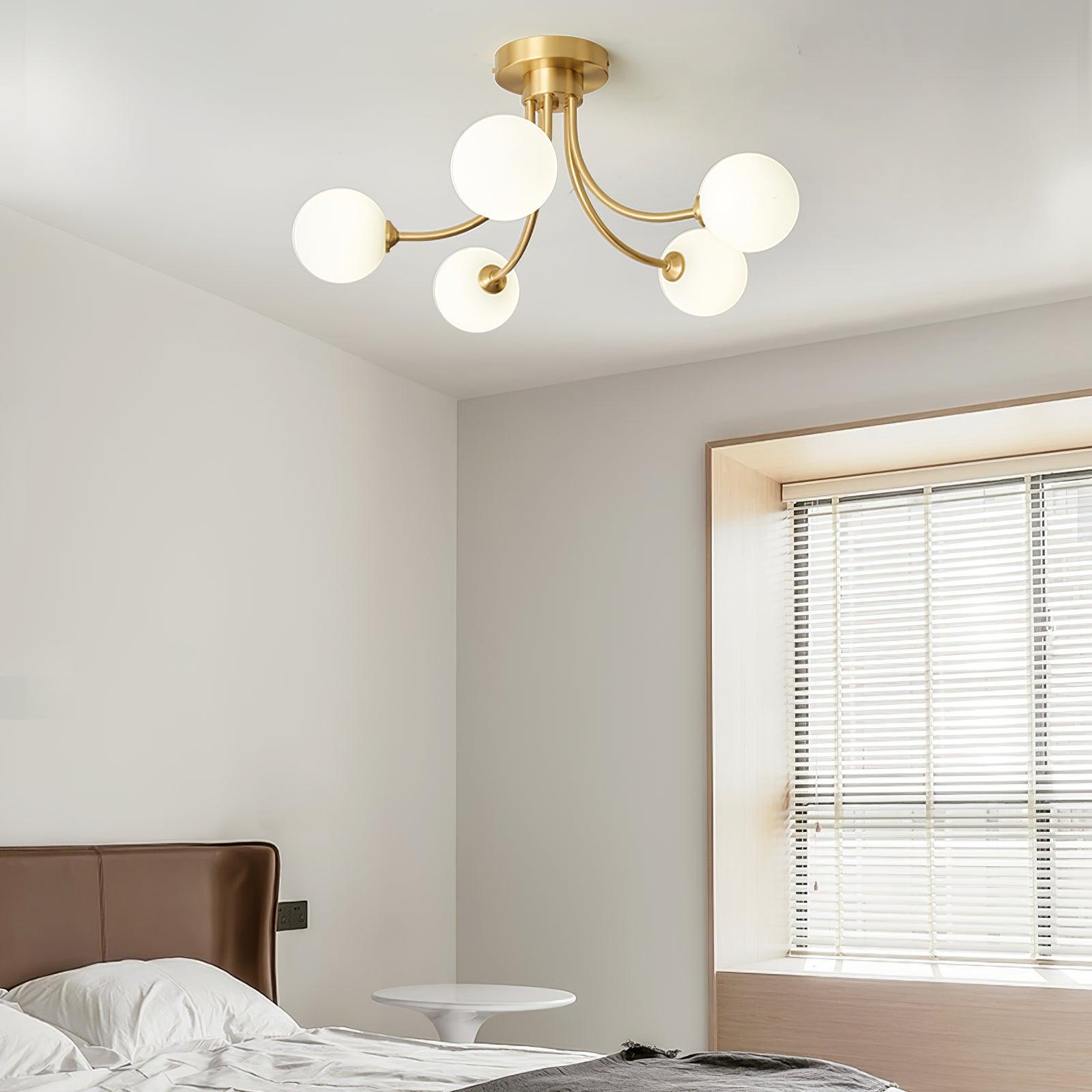Arvo Plafonnier Moderne Élégant en Laiton - Neutralighting