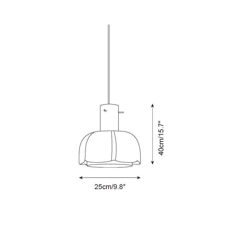 Pavina Lampe Pendante Fleur Pastel Brillante - Neutralighting