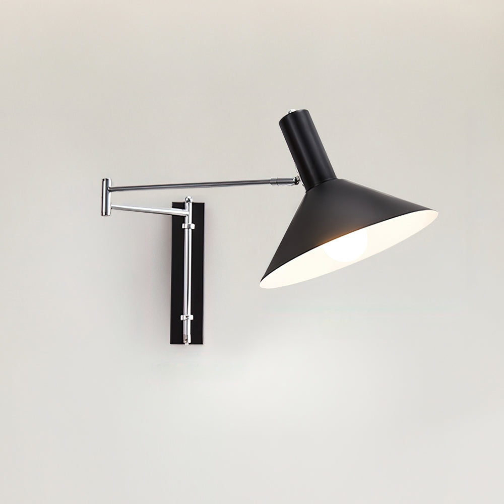 Lira Applique Murale Bras Ajustable Abat-jour Rouge - Neutralighting