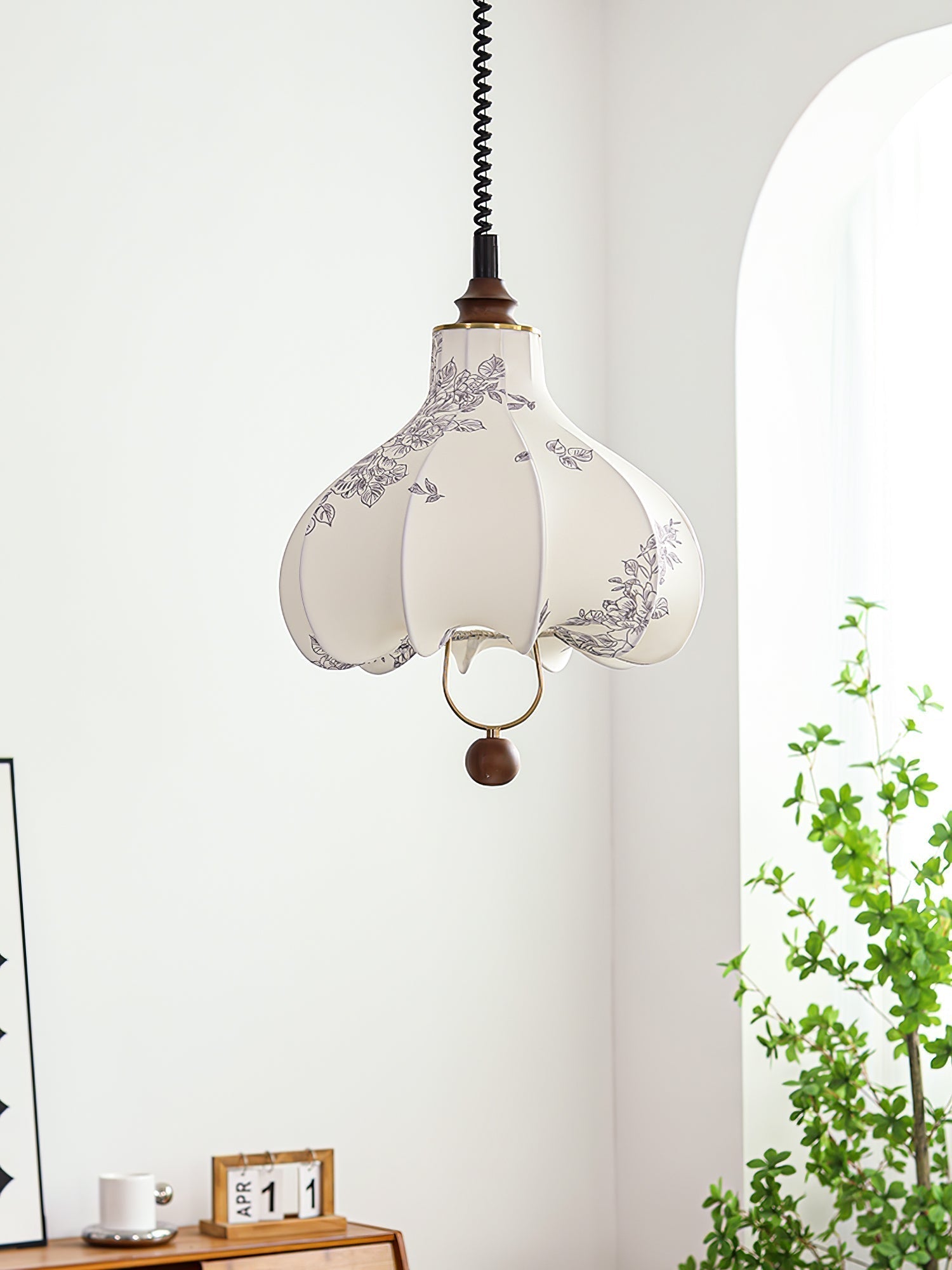 Pear Fabric Pendant Lamp - Blowlighting