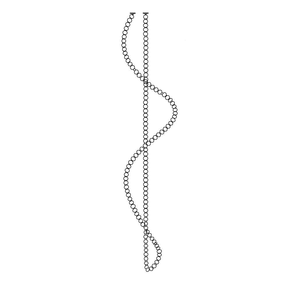 Petal Chandelier Collier de Perles Luxueux - Neutralighting